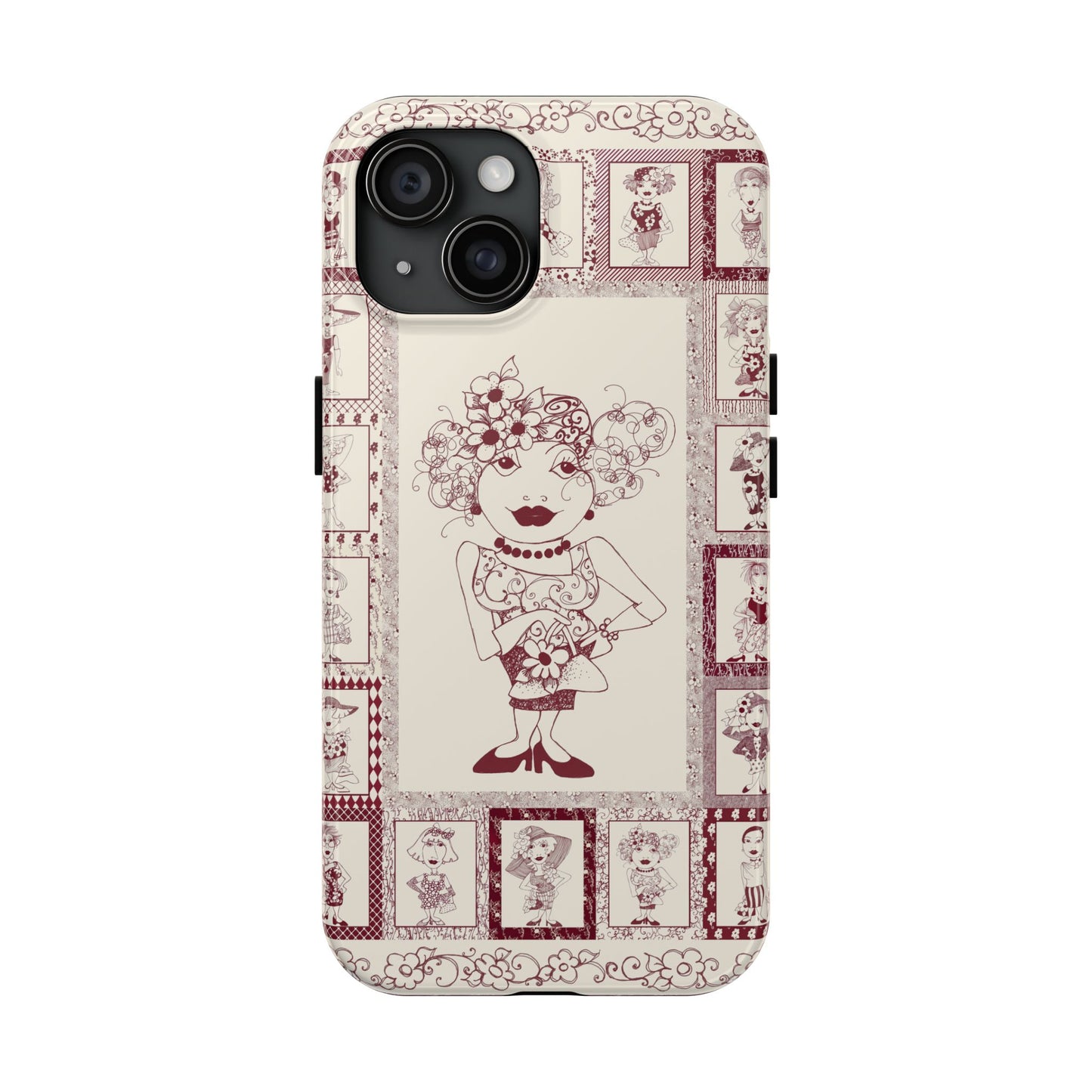 Redheads Portrait Phone Case