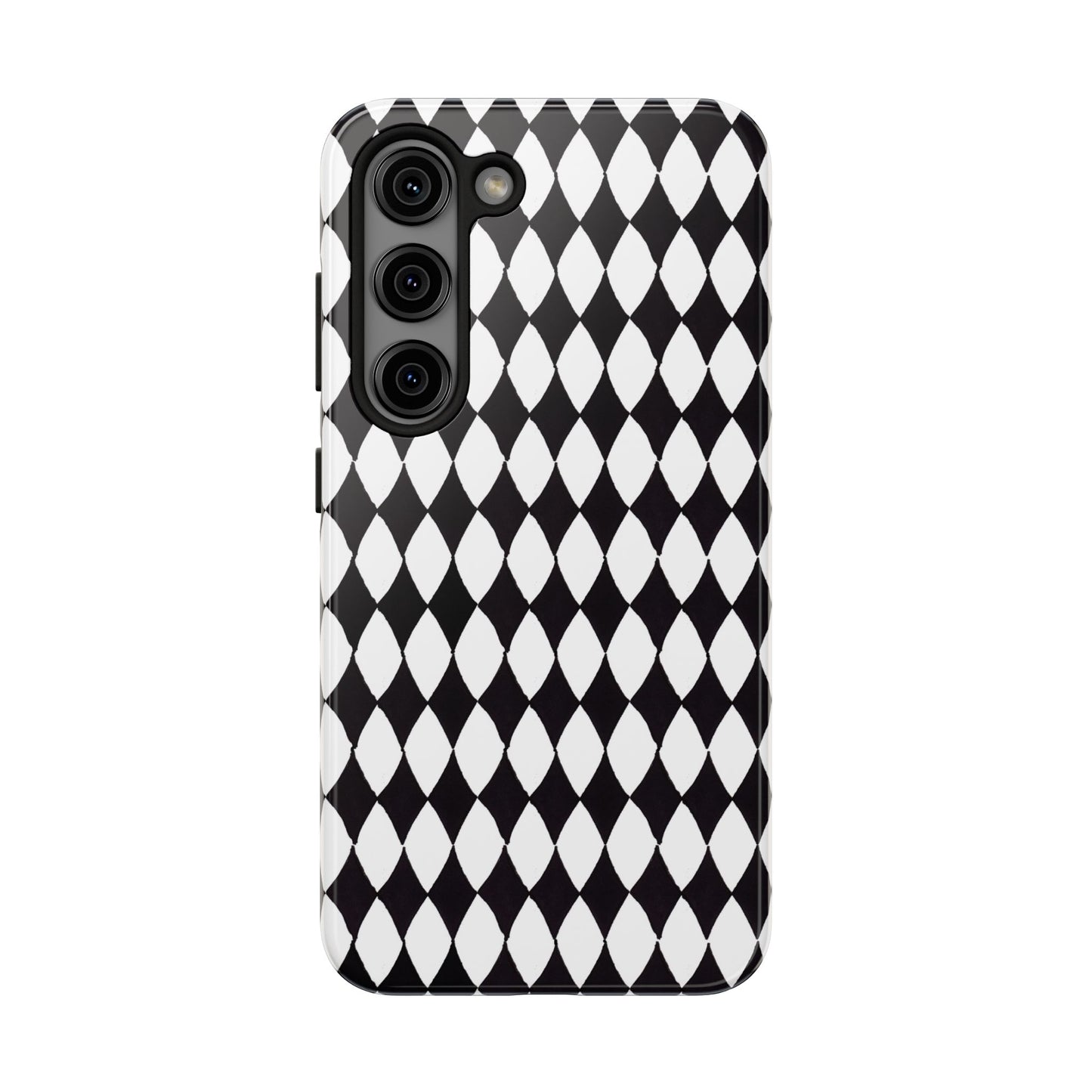Diamond White / Black Phone Case