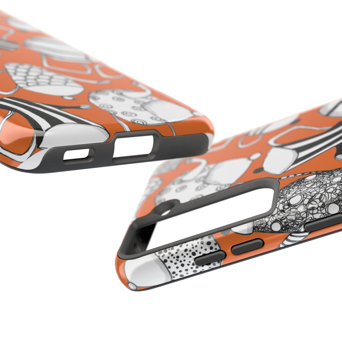 Coffee, Tea Anyone? Orange Phone Case