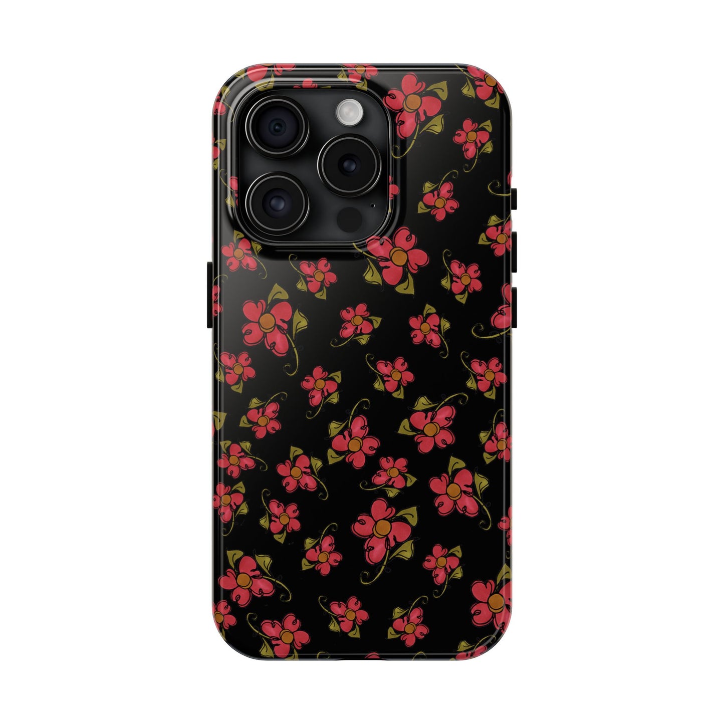 Daisy Caper Black Phone Case