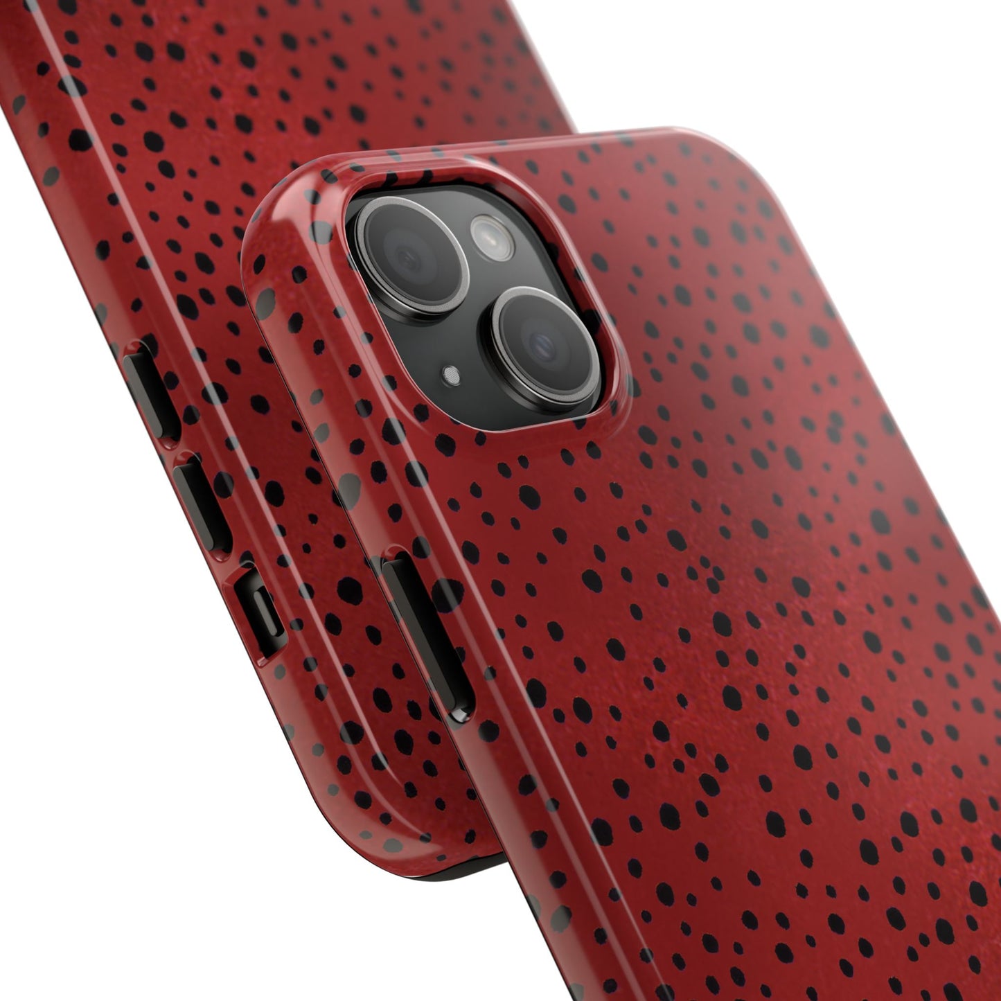 Pepper Dots Red / Black Phone Case
