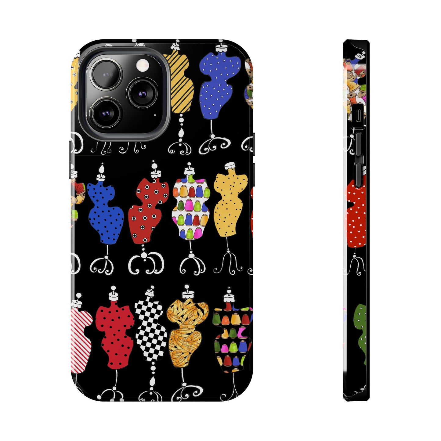 Go Figure Black / Multi Phone Case