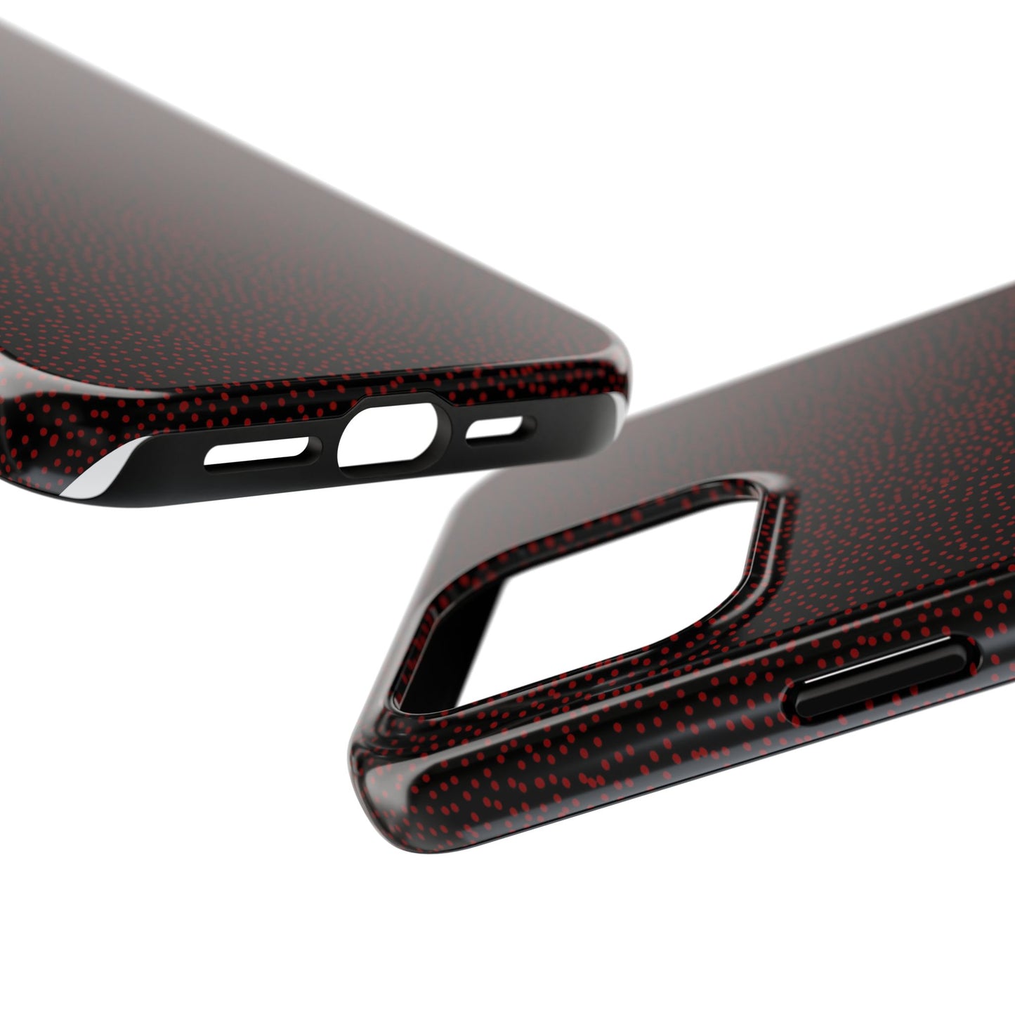 Mini Dot Black / Red Phone Case