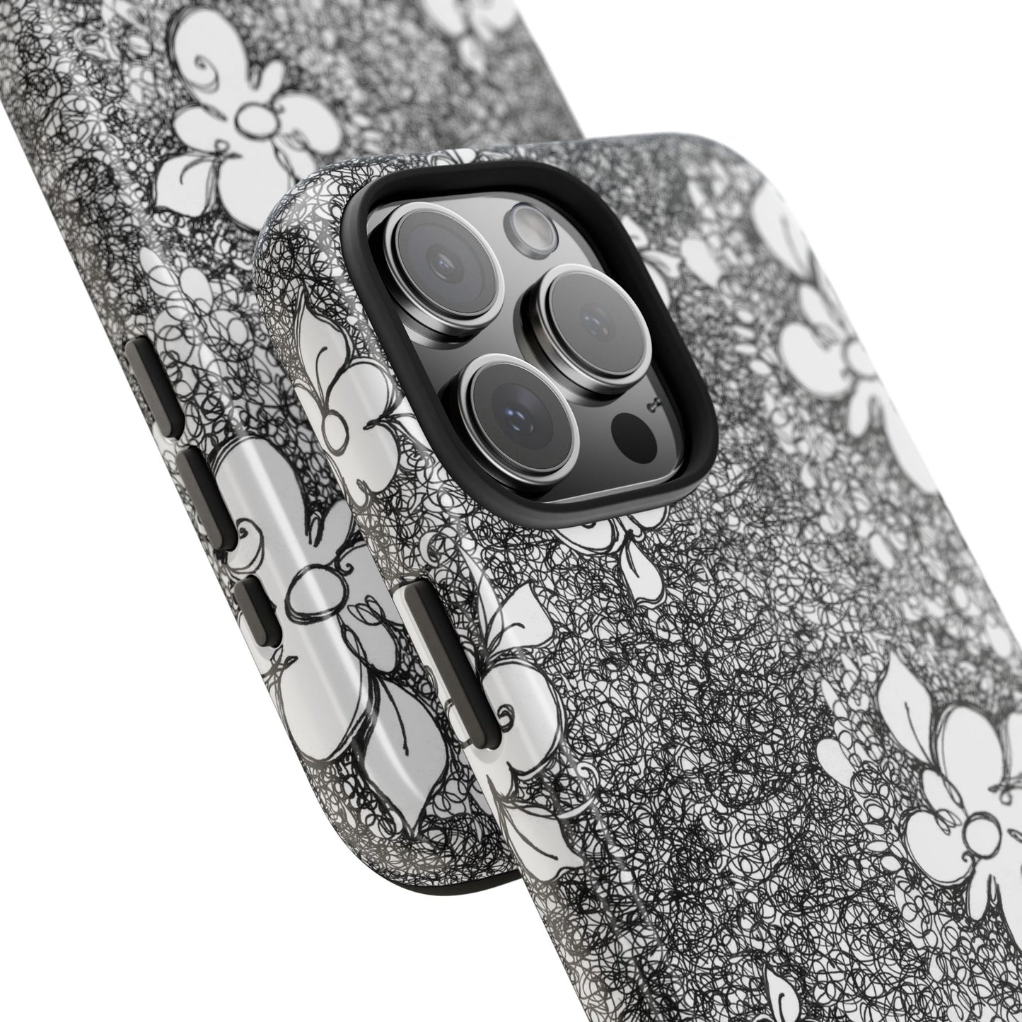 Flower Scribbles Phone Case