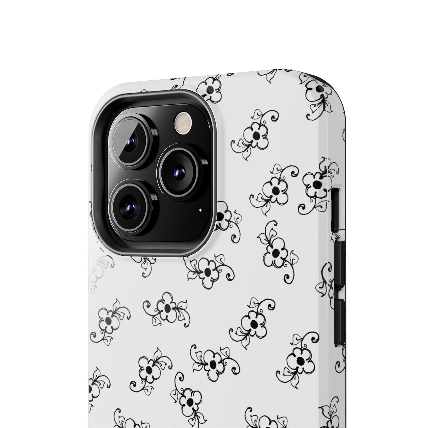 Favorite Daisies White / Black Phone Case