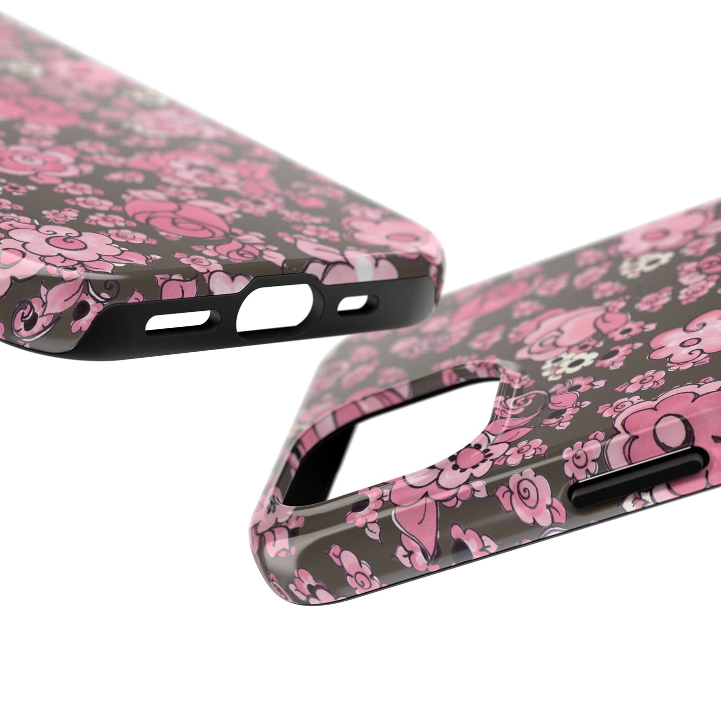 Profuse Posies Mocha Phone Case