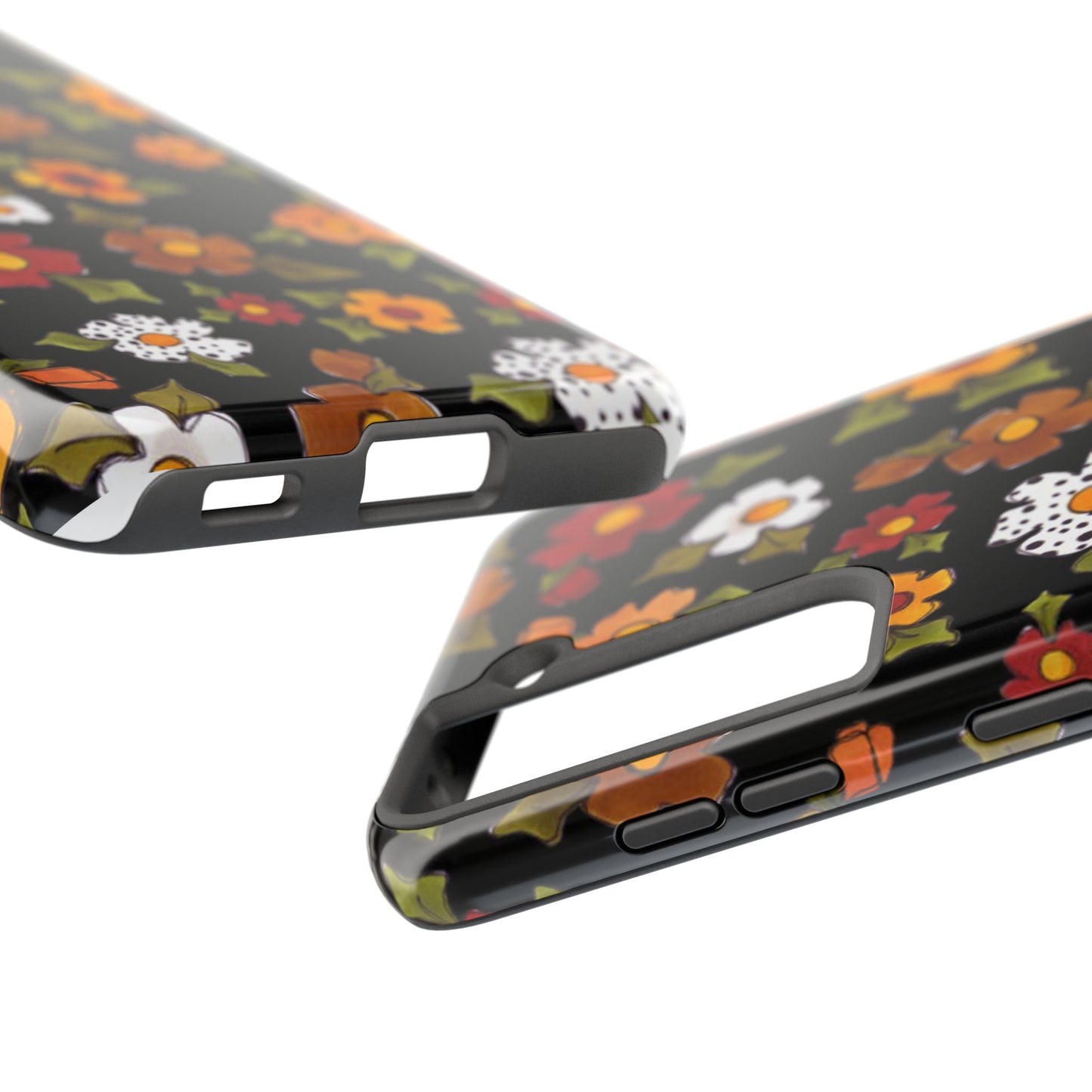 Spice Posie Black Phone Case