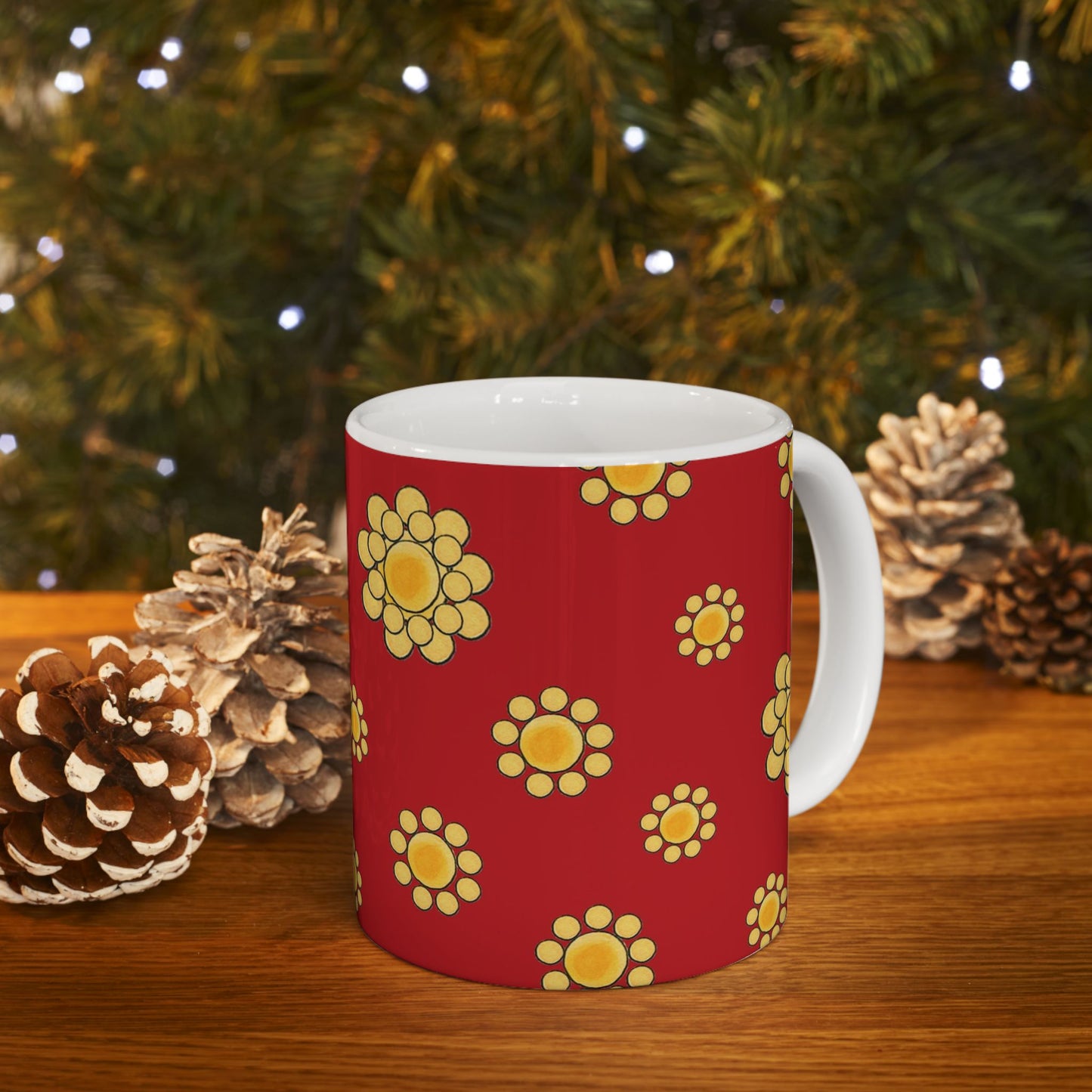 Bandana Dots Red Cup