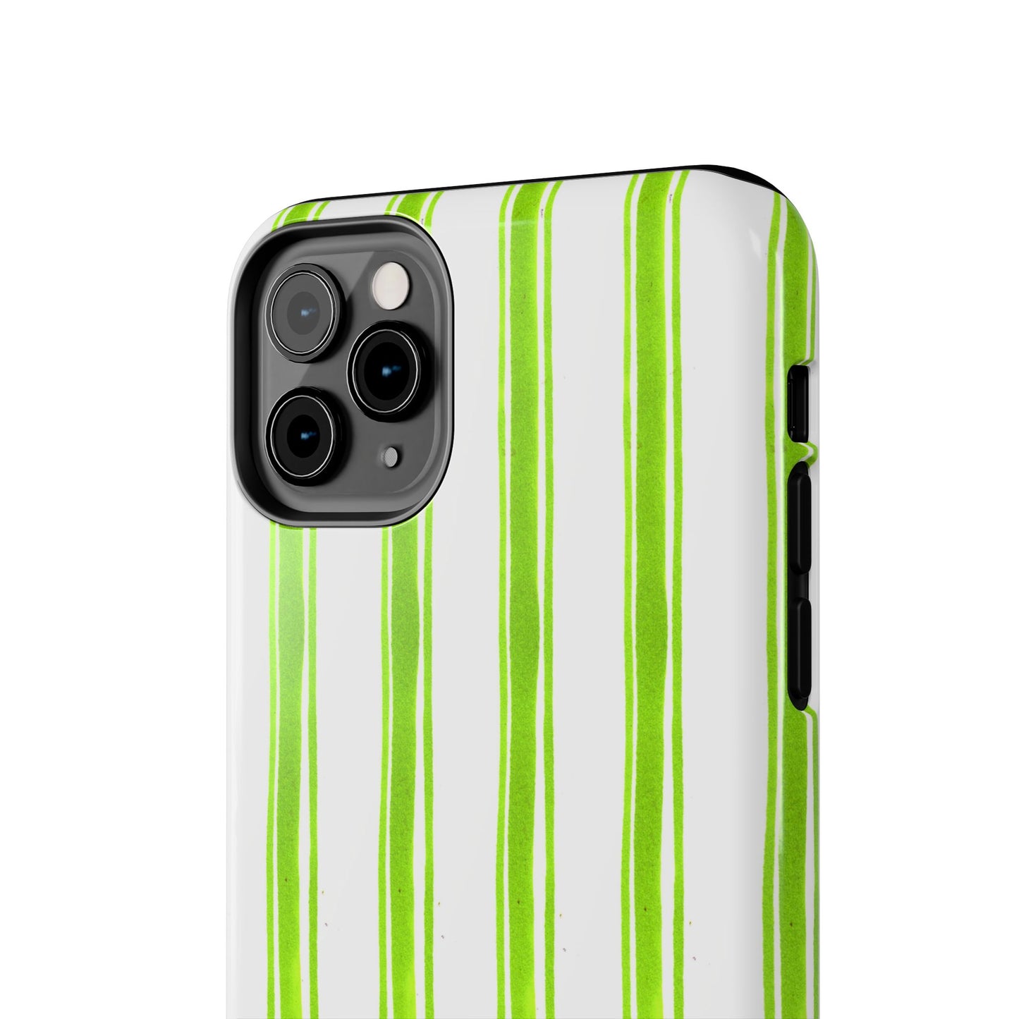 Awning Stripe Lime Phone Case