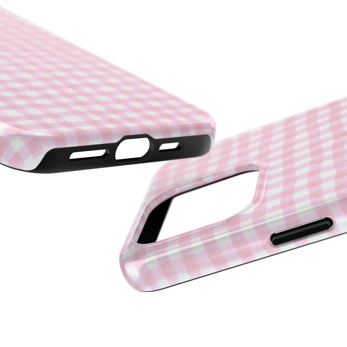Wonky Chipper Check Pink Phone Case