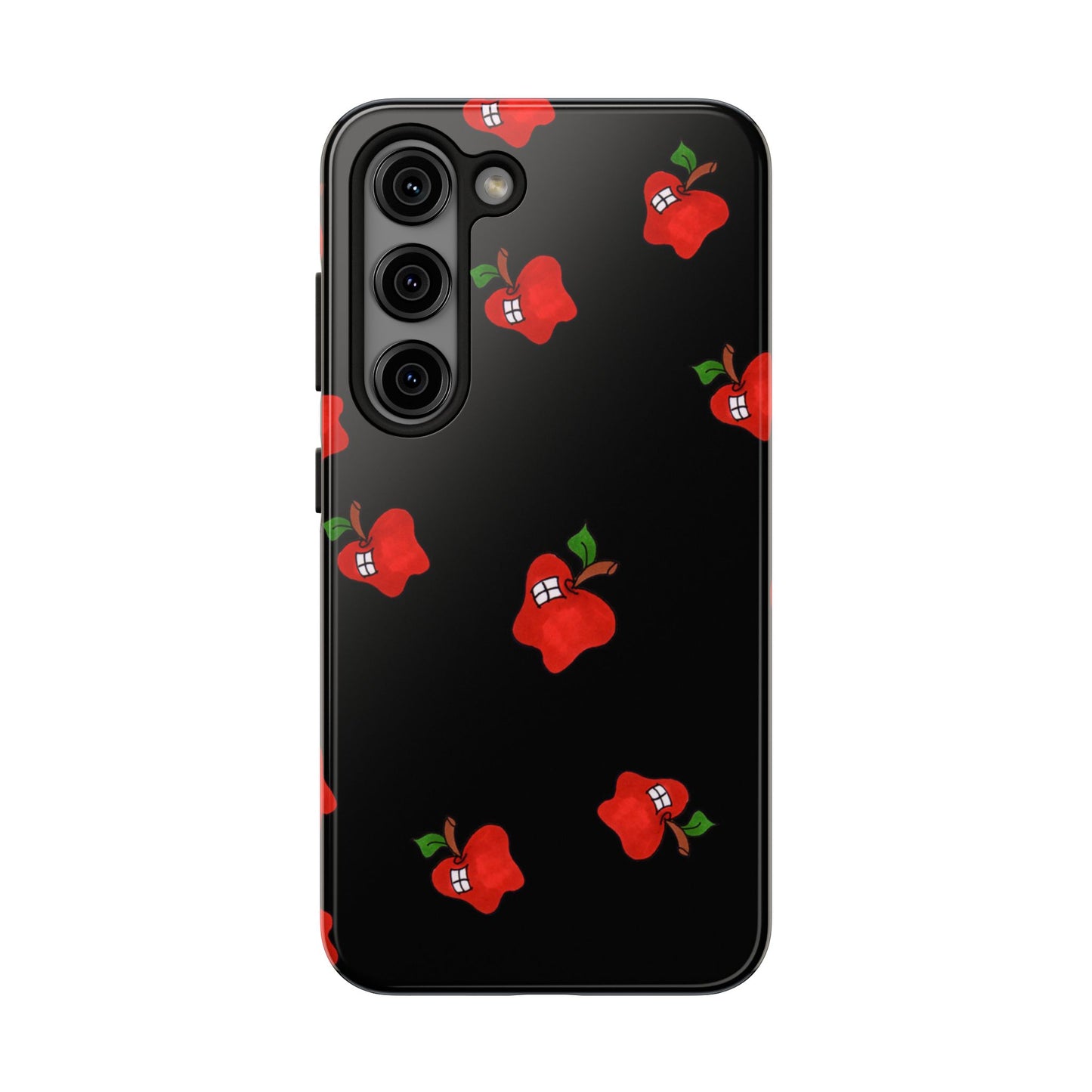 Flying Apples Black Phone Case
