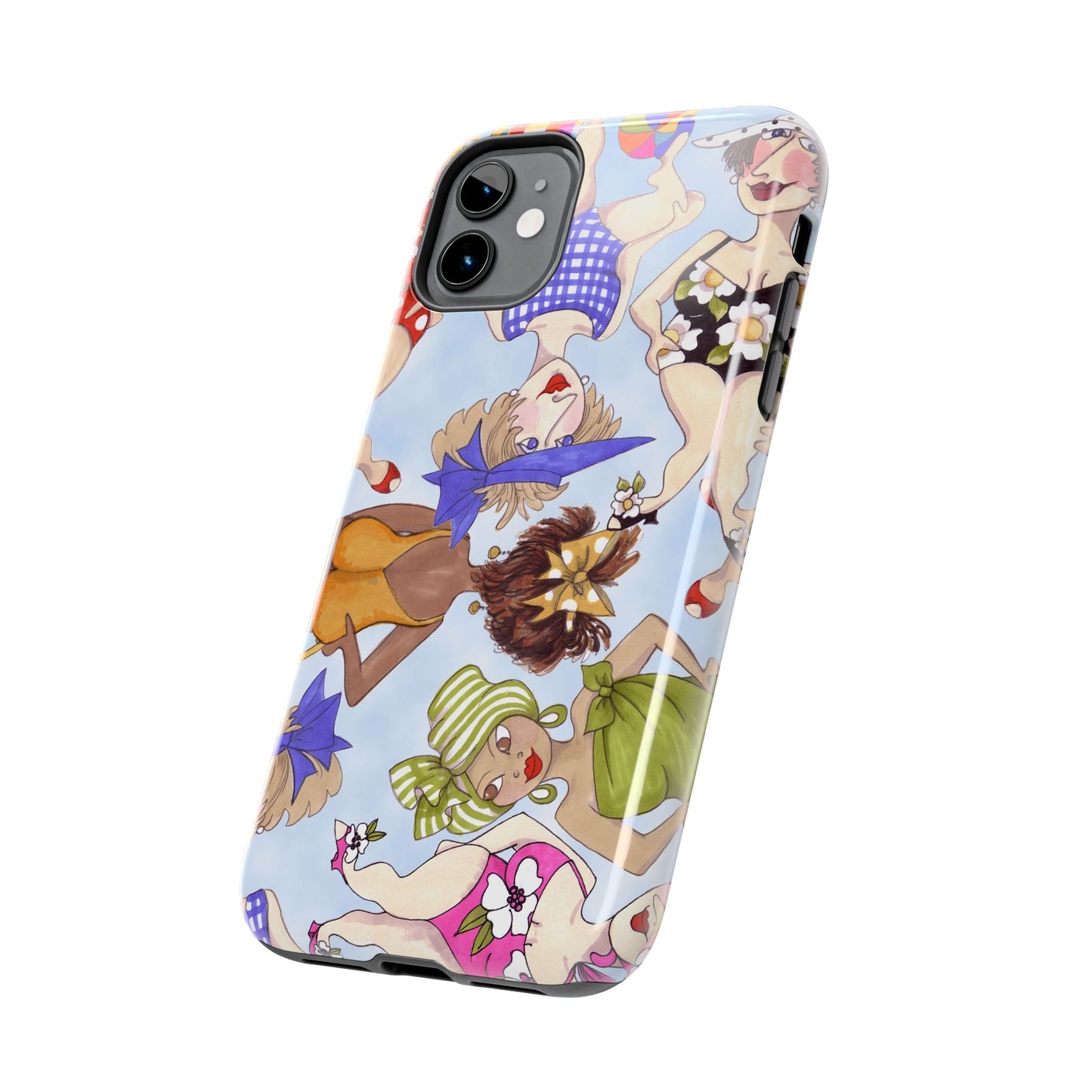 Bathing Beauties Blue Sky Phone Case