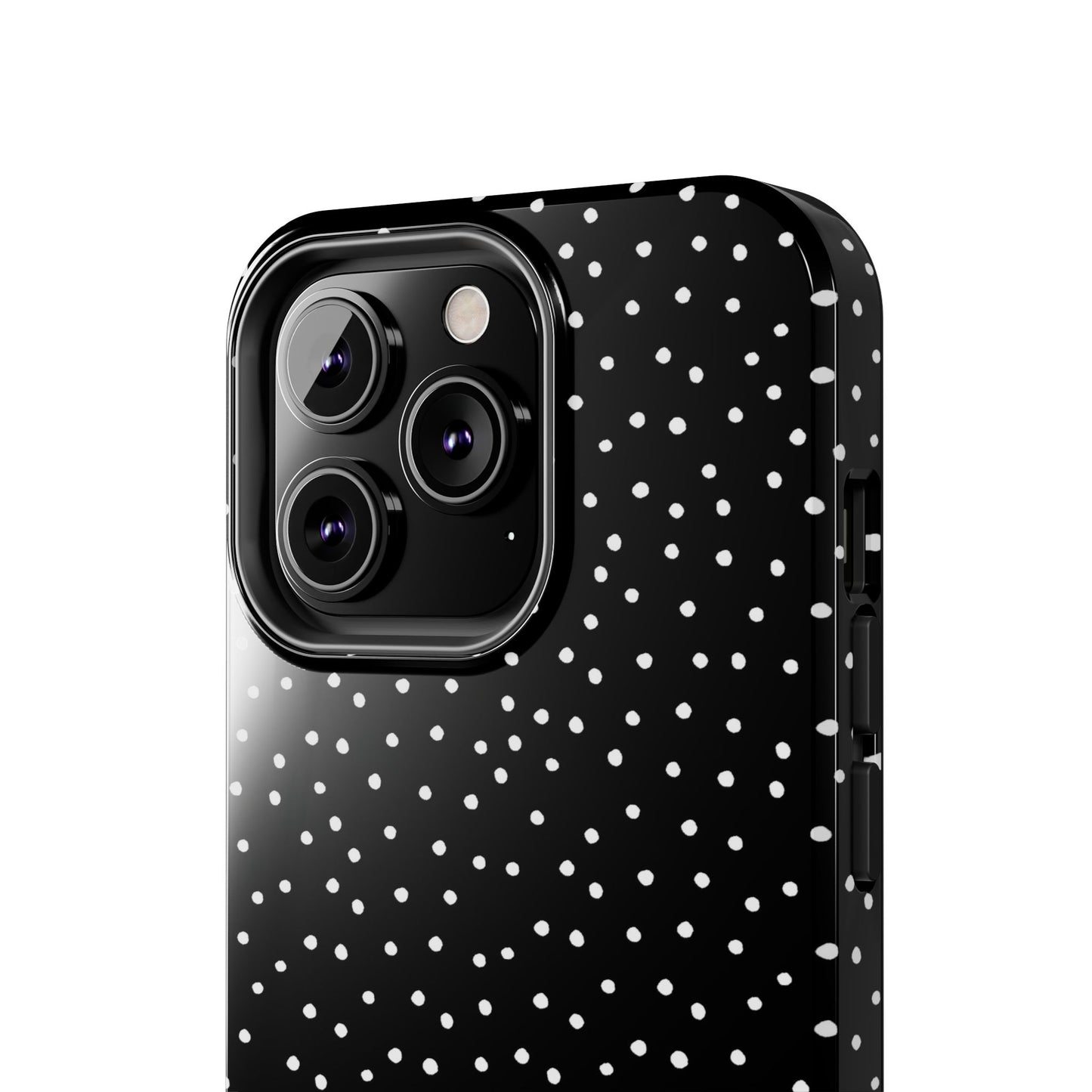Dinky Dots Black / White Phone Case
