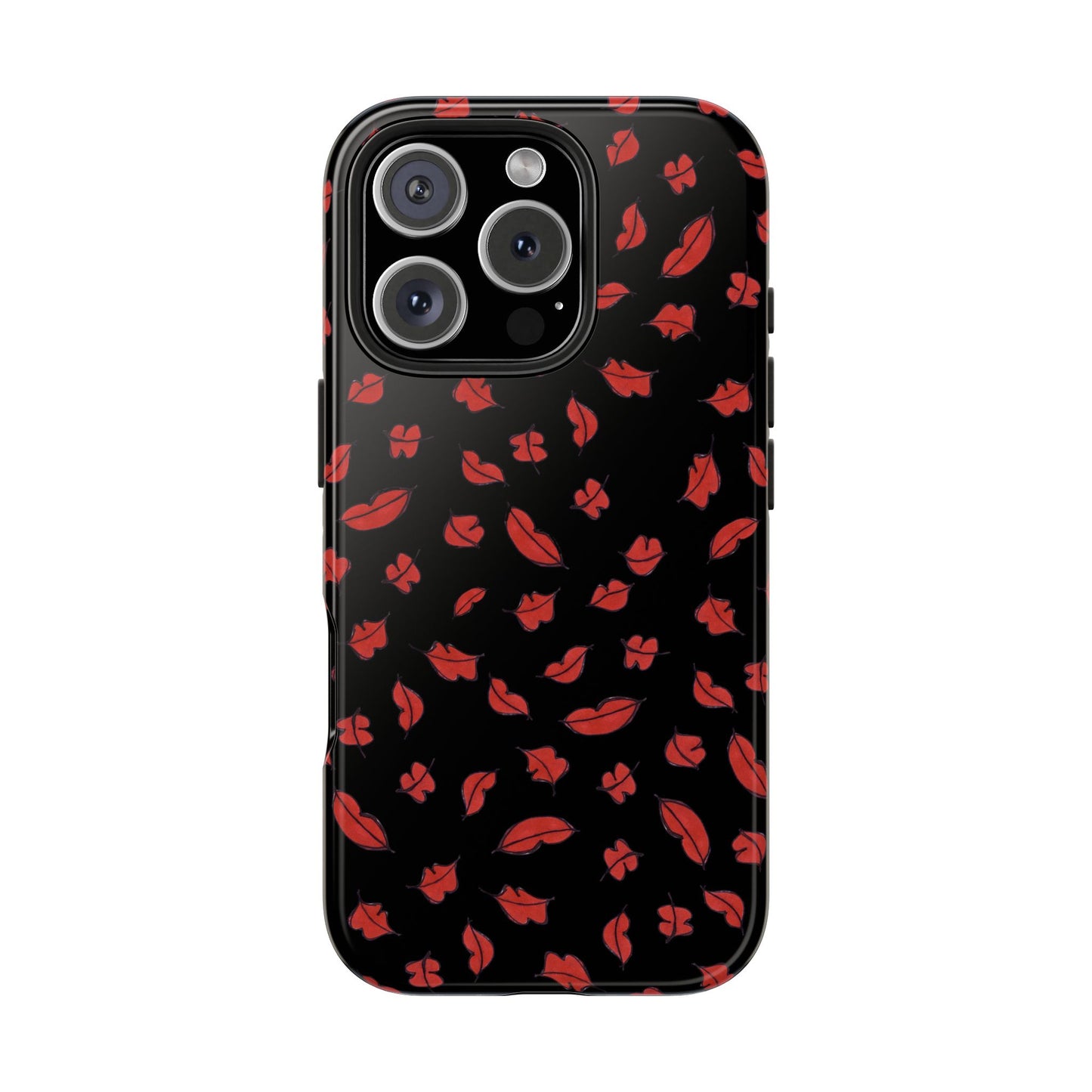 Autumn Lips Black Phone Case