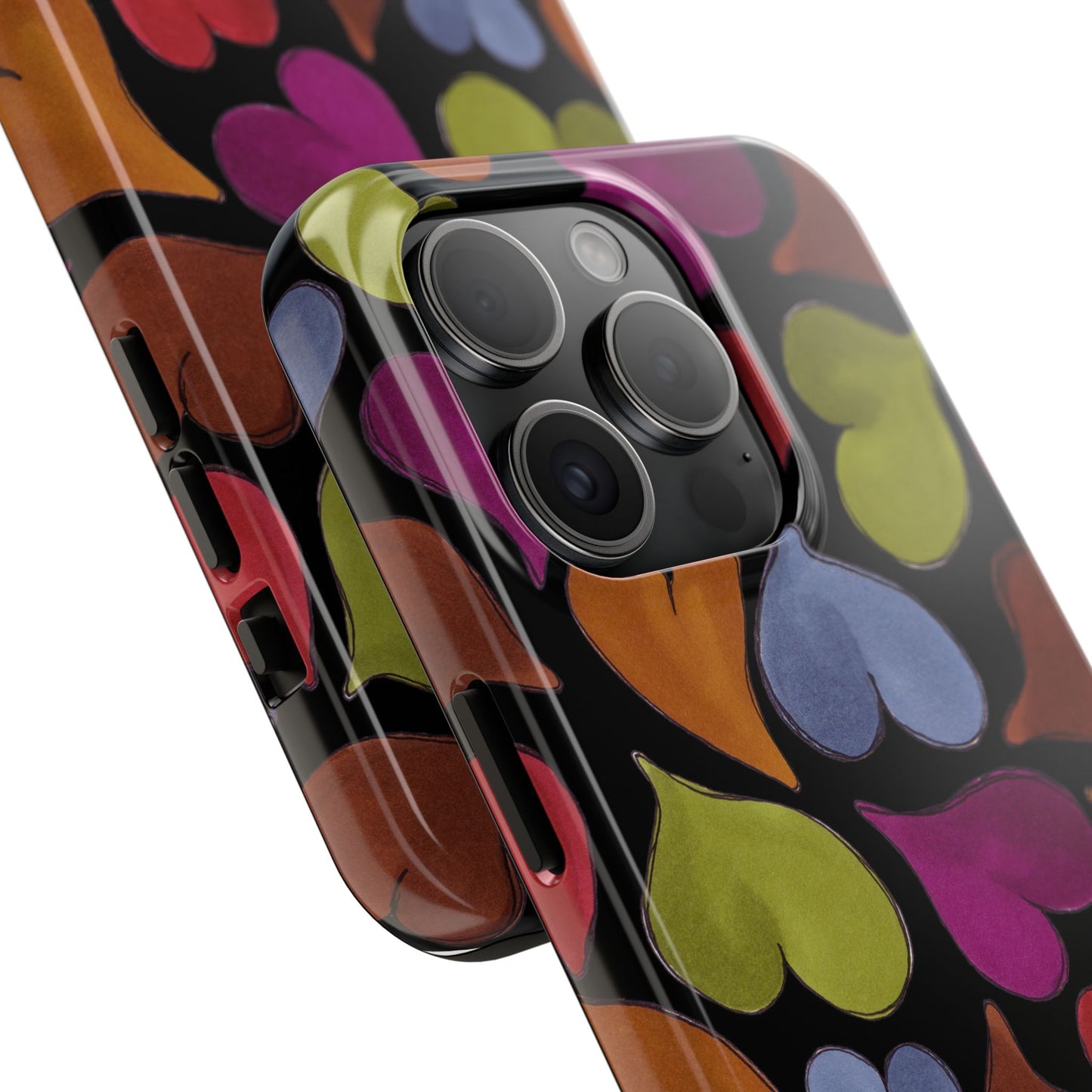 Big Hearted Black Phone Case