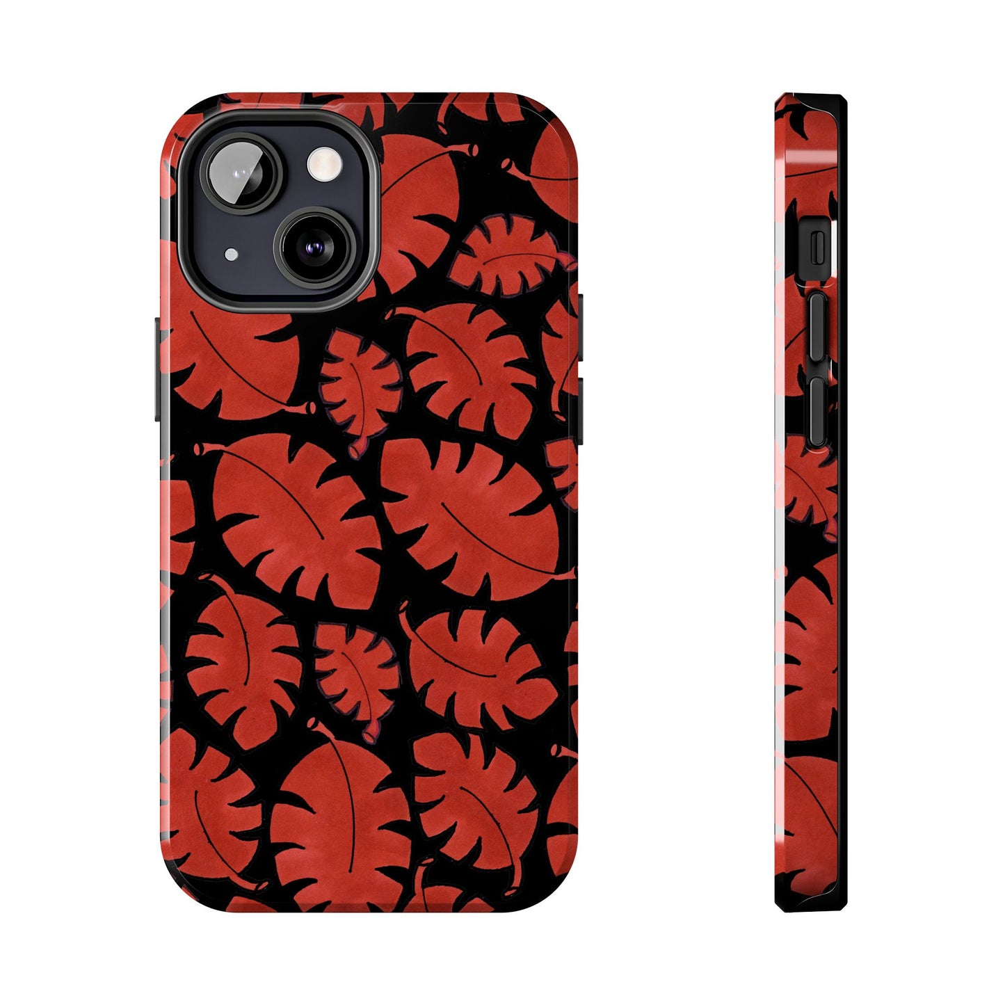 Red Bananas Black Phone Case