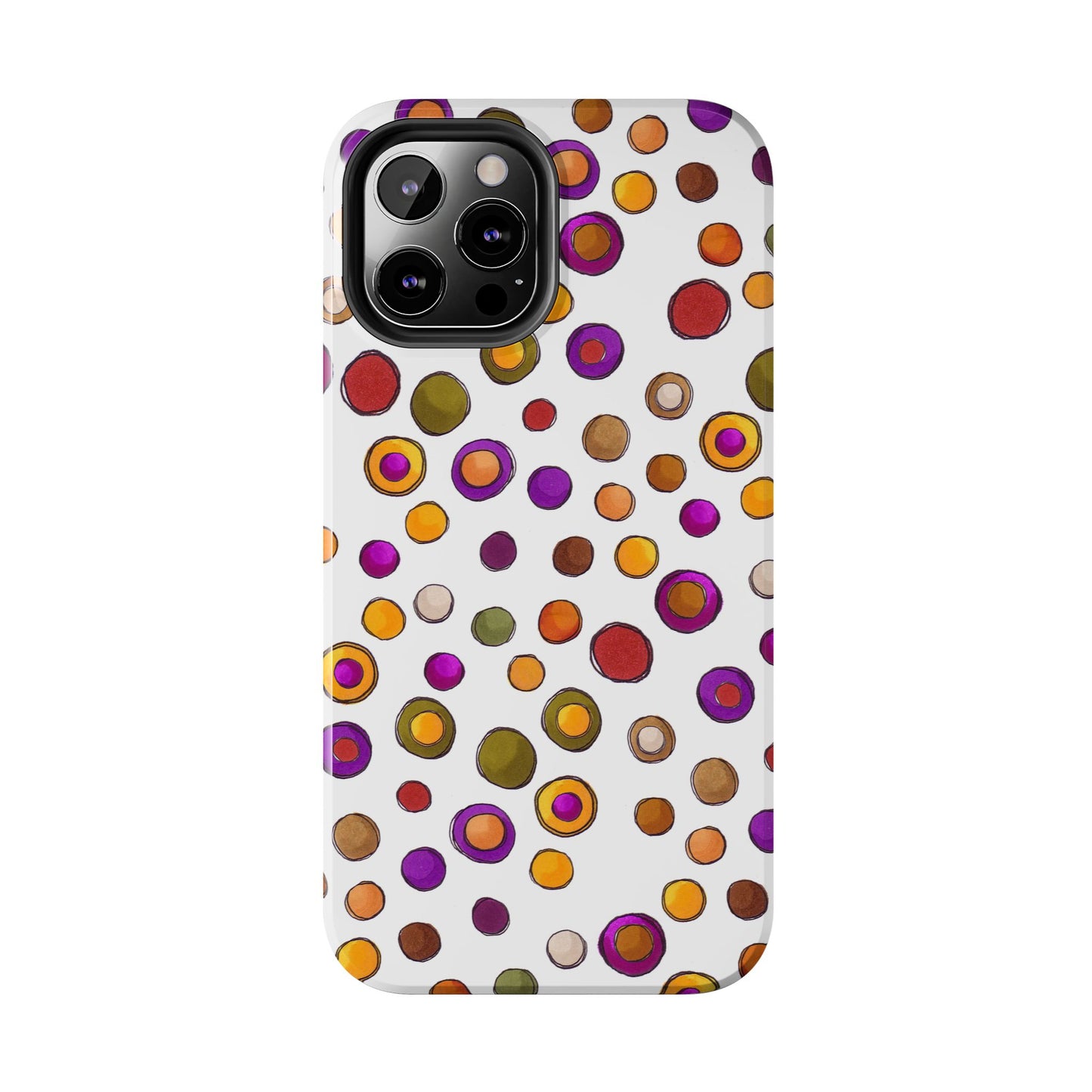 Sesame Dot White Phone Case