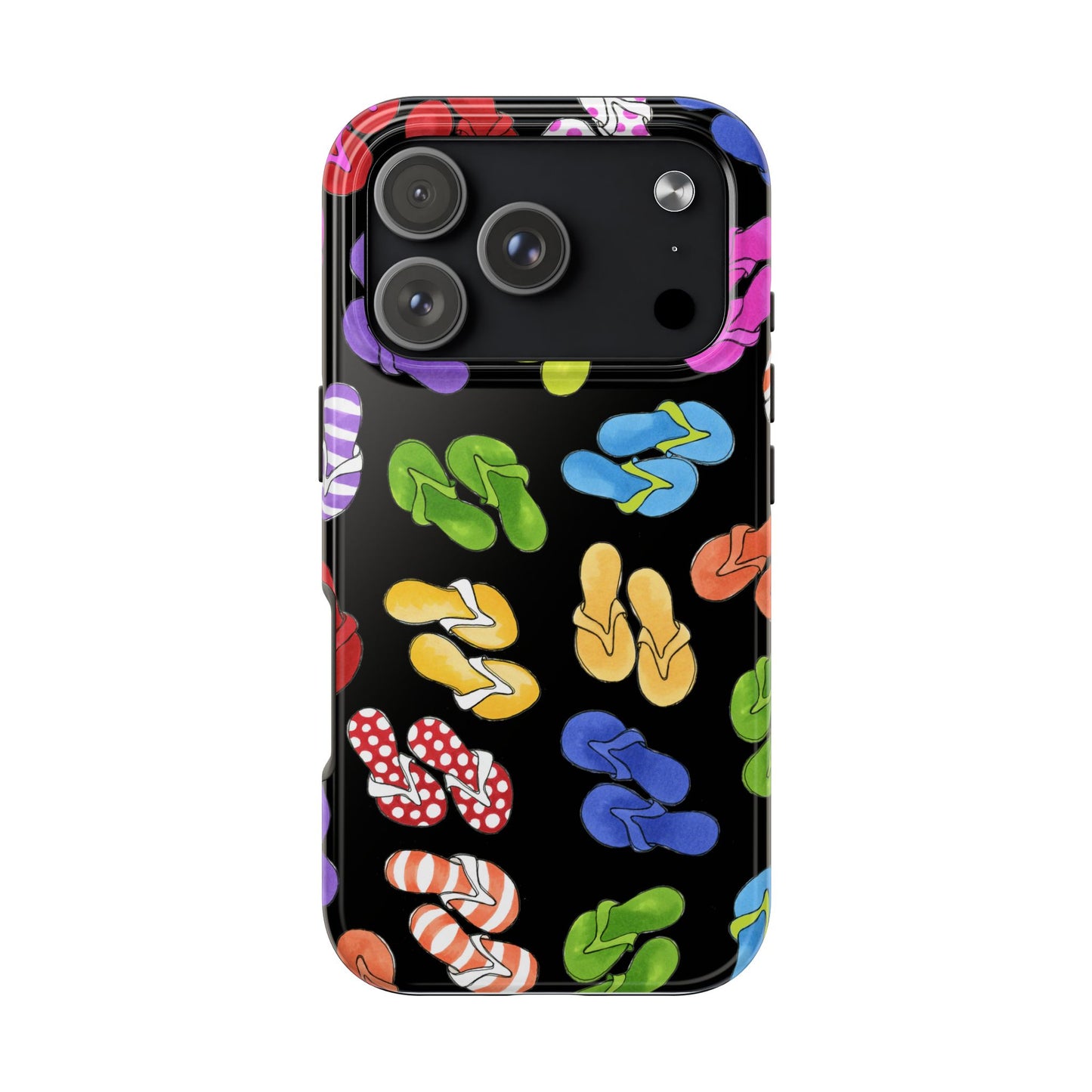 Fun Flops Black Phone Case