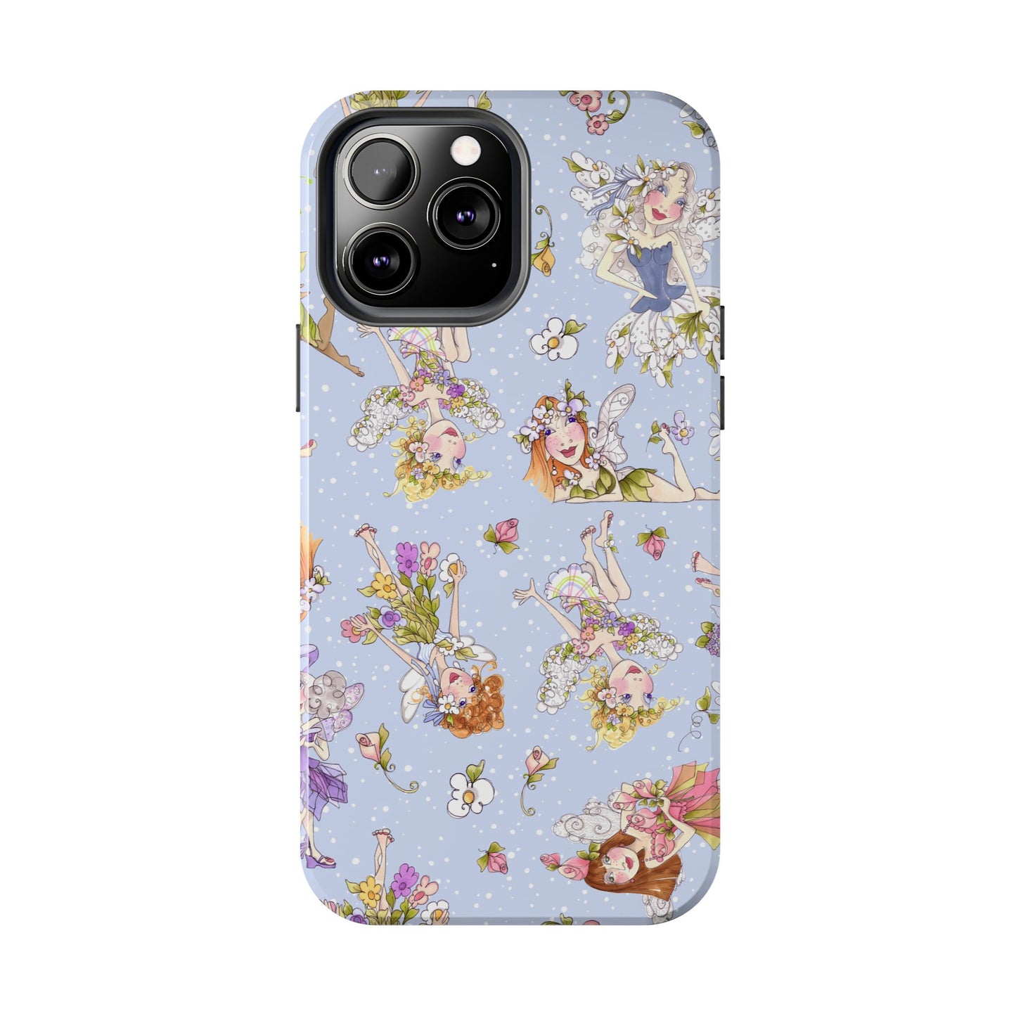Tossed Fairies Blue Phone Case