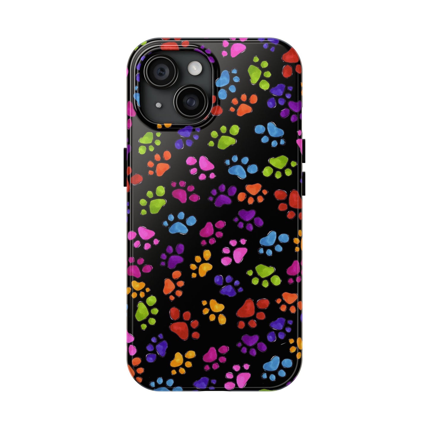 Fancy Paws Black Phone Case