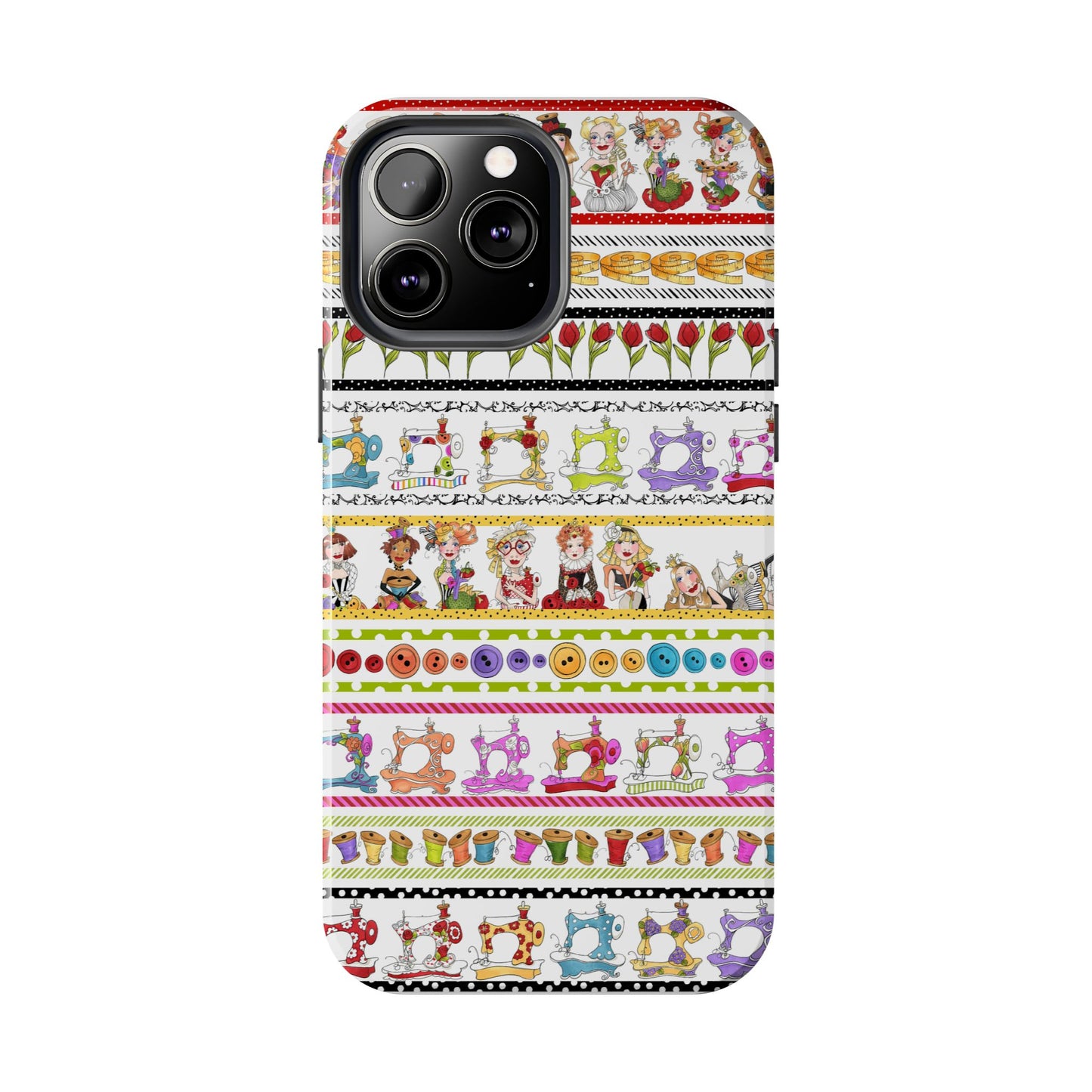 Curious Border White Phone Case