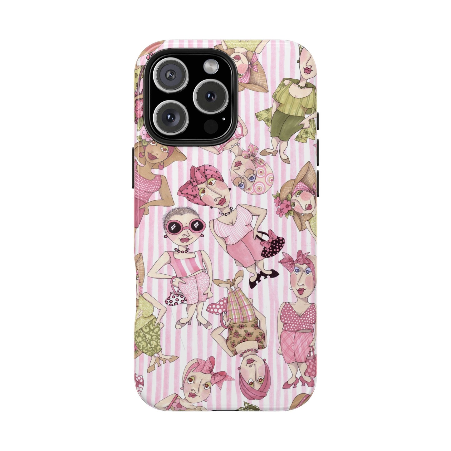 Tossed Ladies Pink Phone Case