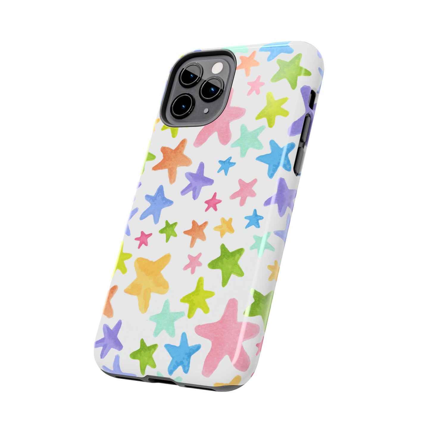 Happy Stars White Phone Case