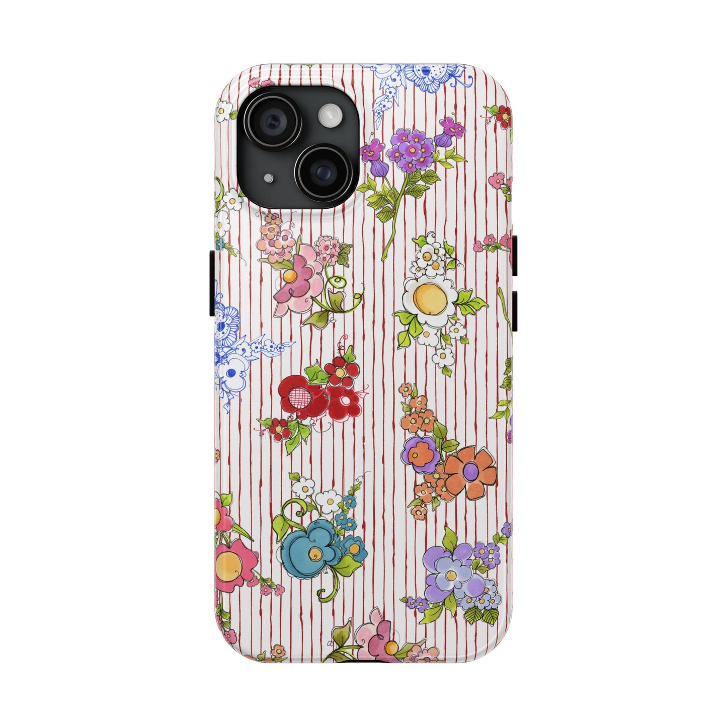 Mixed Bouquets Red / White Phone Case