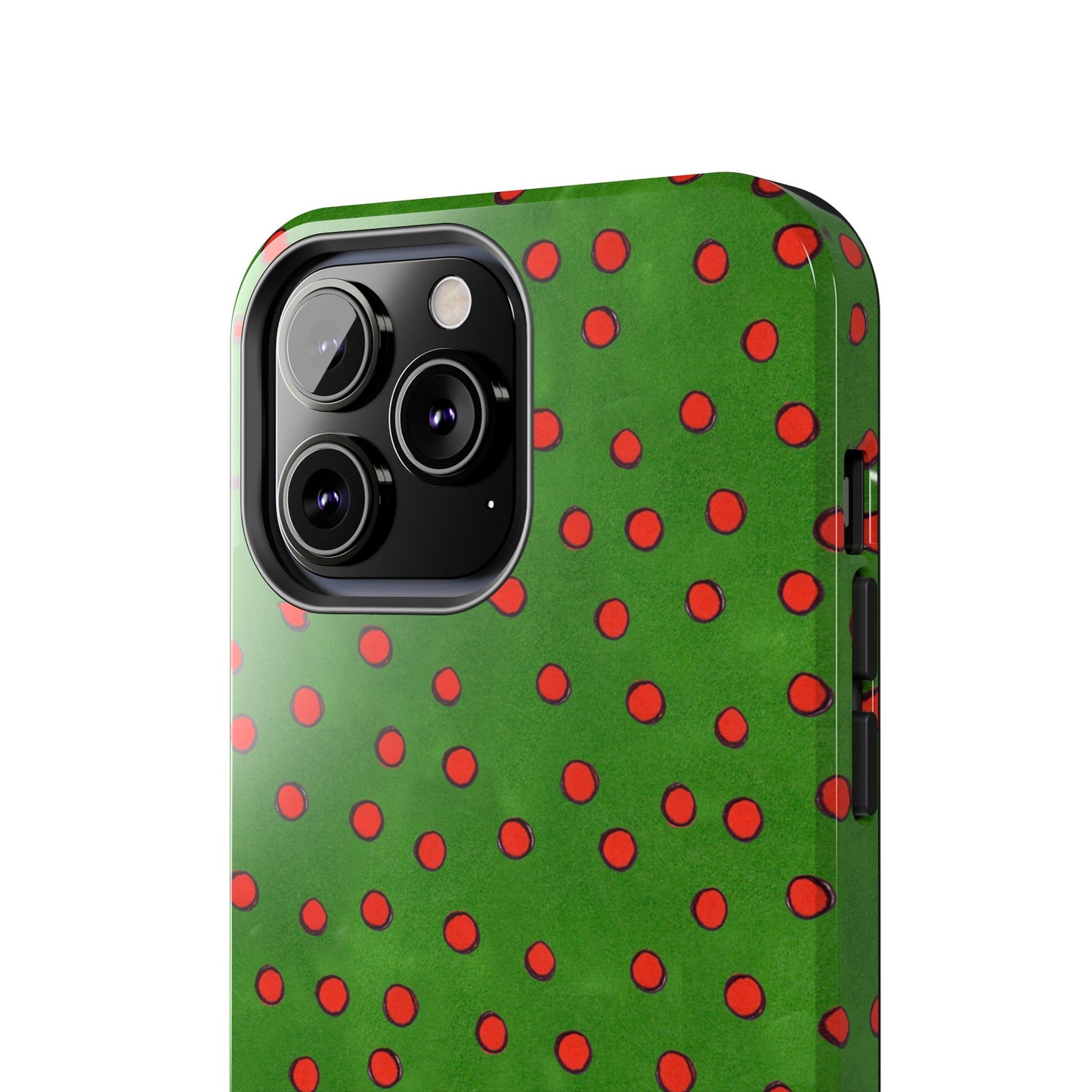 Dinky Dots Green / Red Phone Case