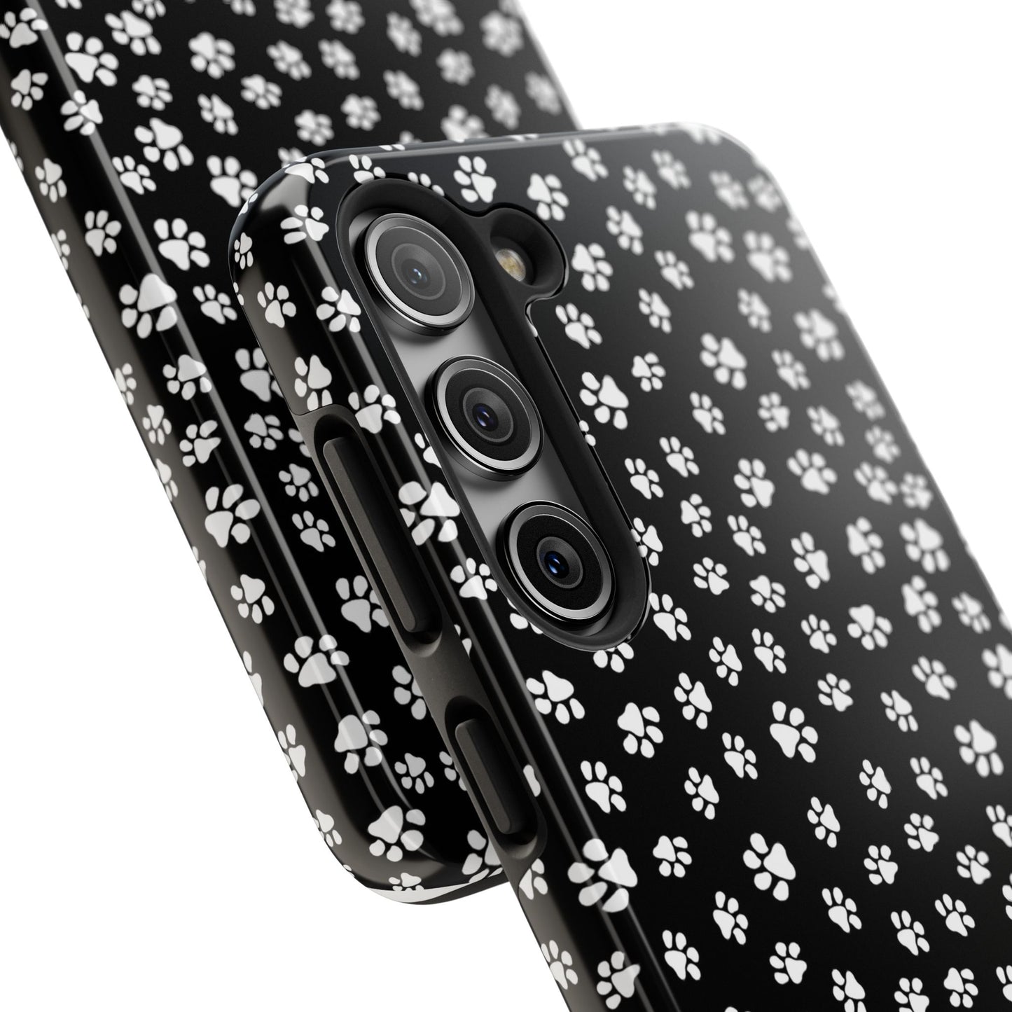 Little Paws Black / White Phone Case