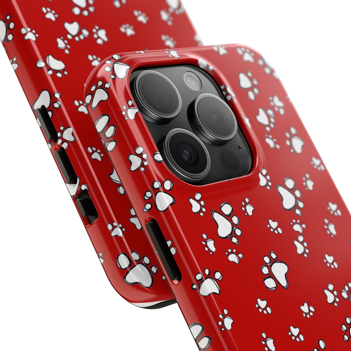 Paw Flakes Red Phone Case