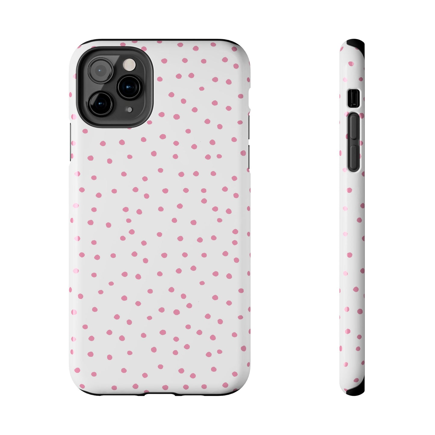 Dinky Dots White / Pink Phone Case