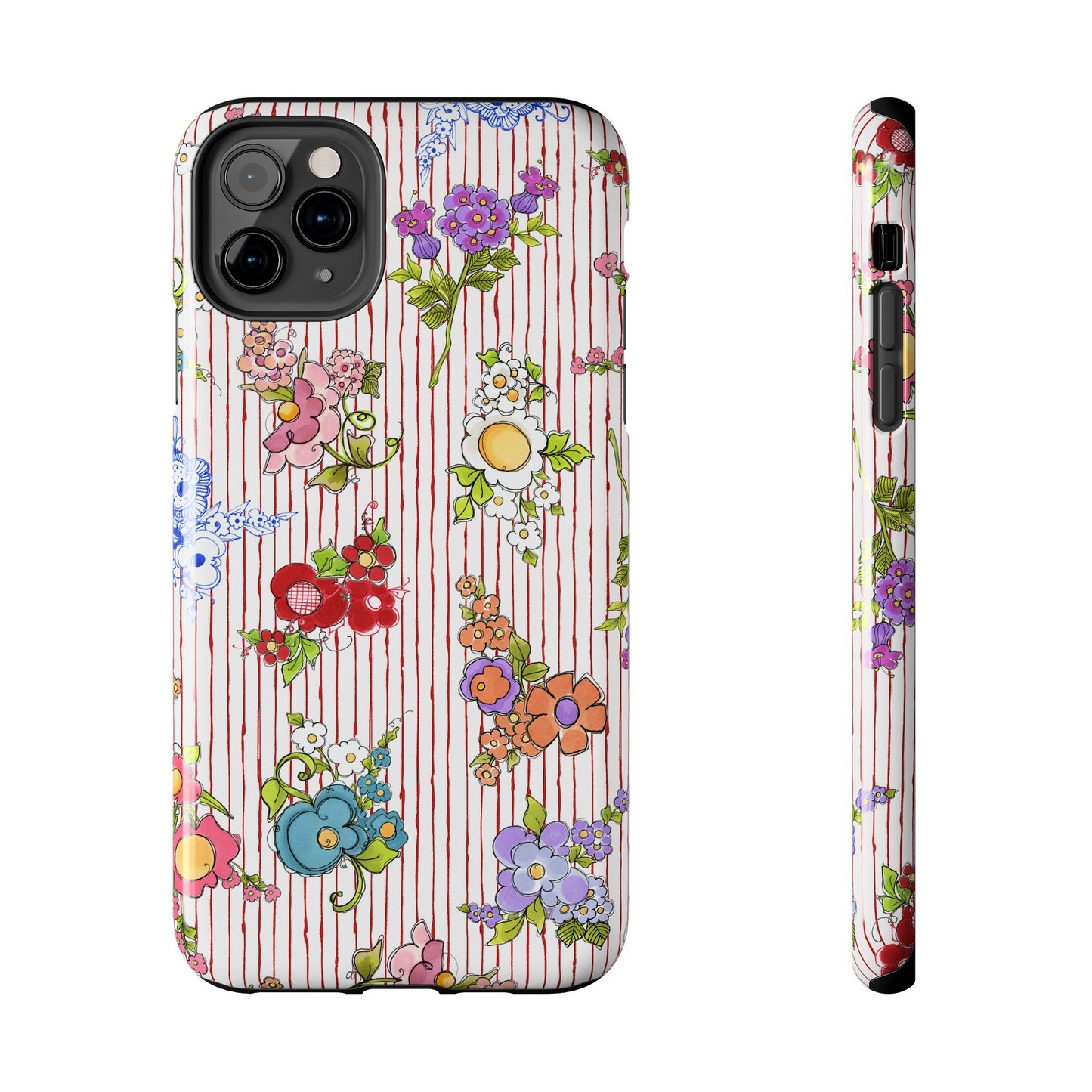Mixed Bouquets Red / White Phone Case