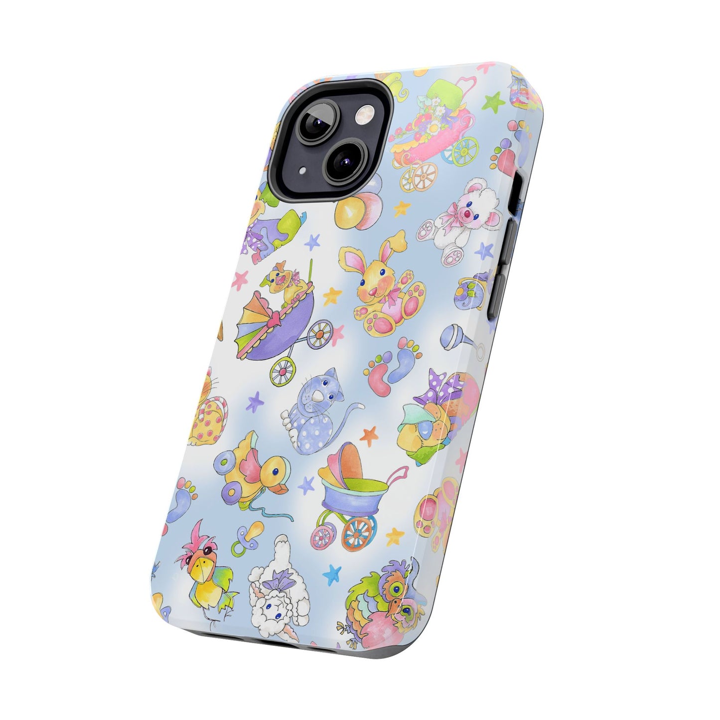Busy Baby Blue Sky Phone Case