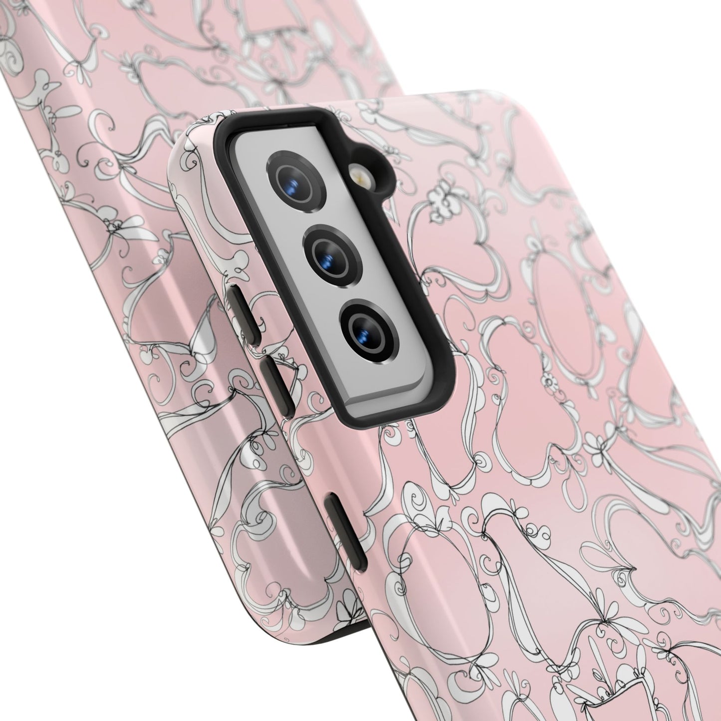 Fancy Frames Pink / White Phone Case
