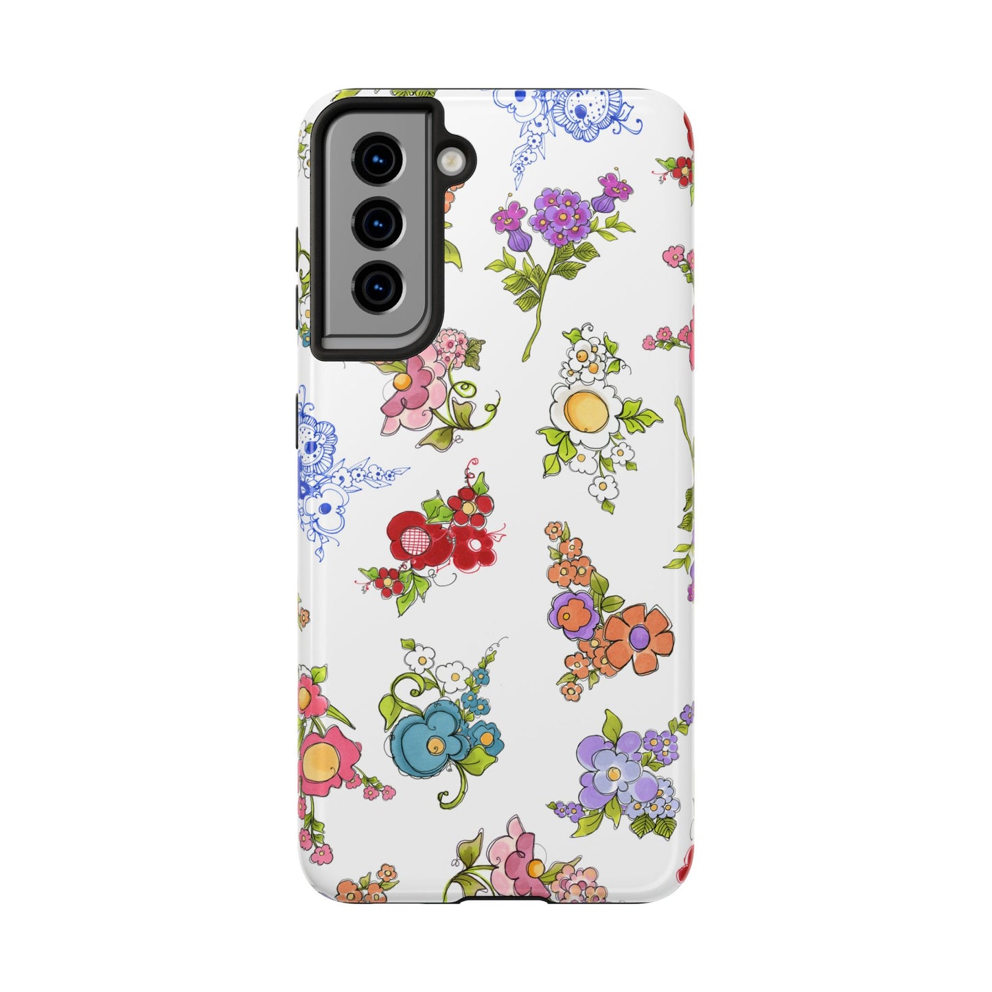 Mixed Bouquets White Phone Case