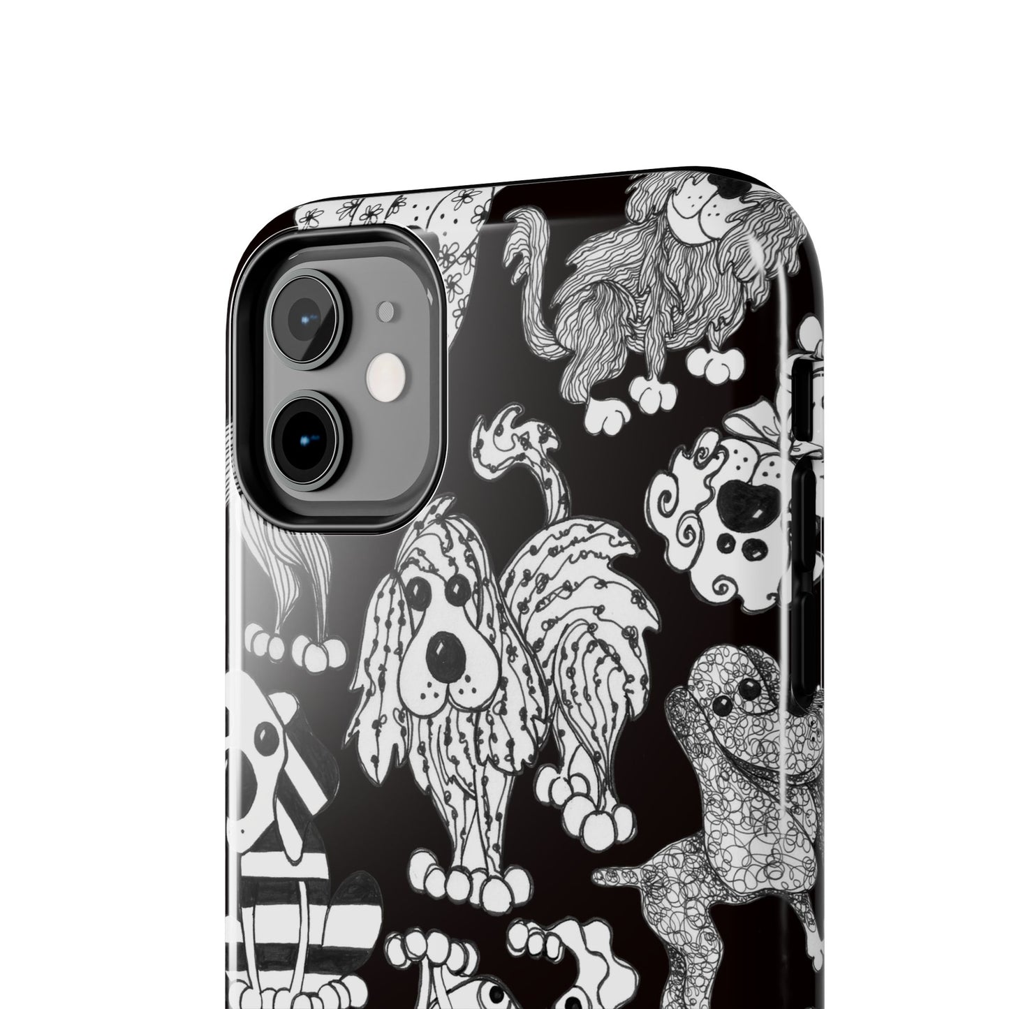 Dear Doggies Black Phone Case