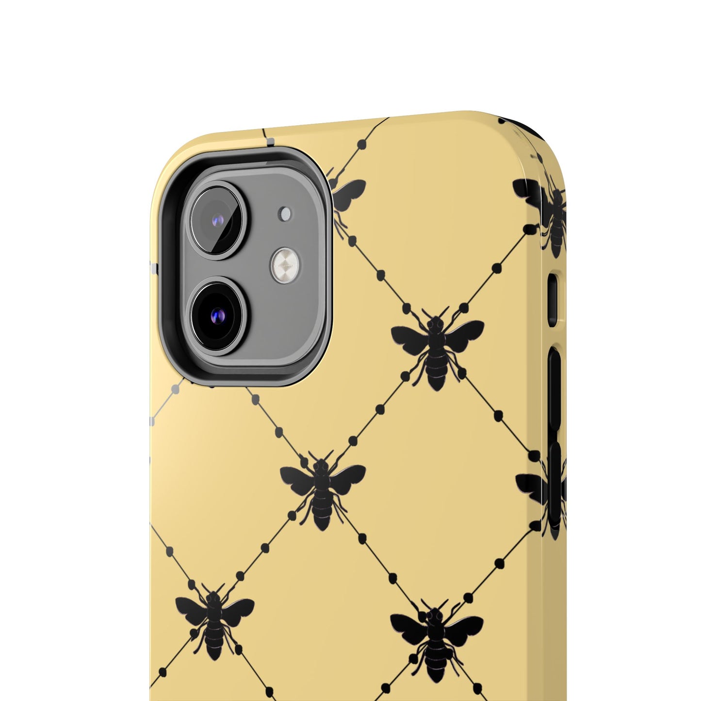 Beaded Bees Yellow Phone Case