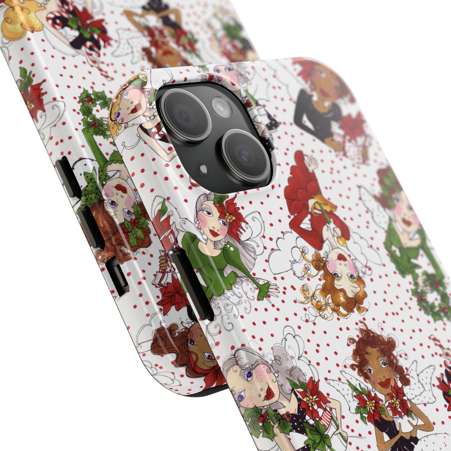 Fairy Toss White / Red Phone Case