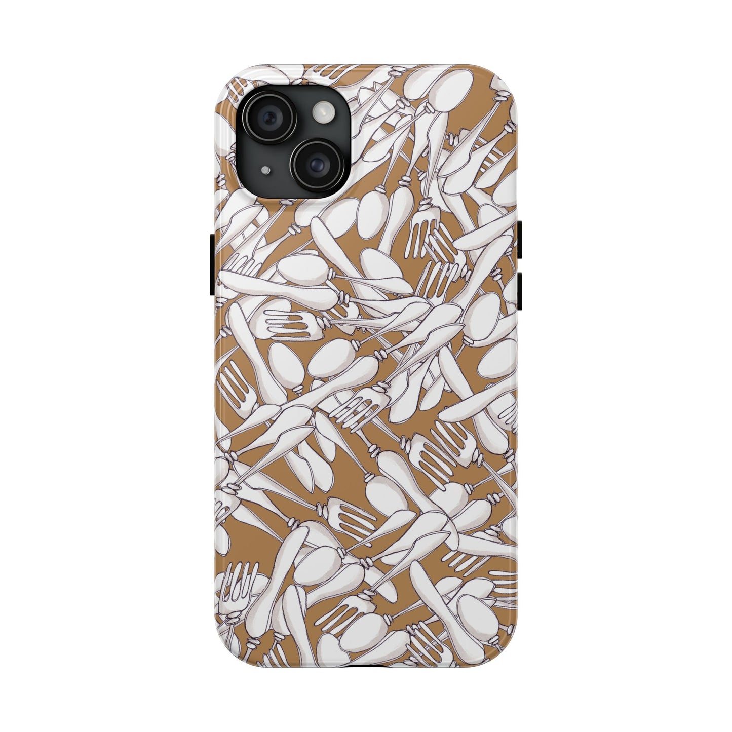 Silverware Wars Brown Phone Case