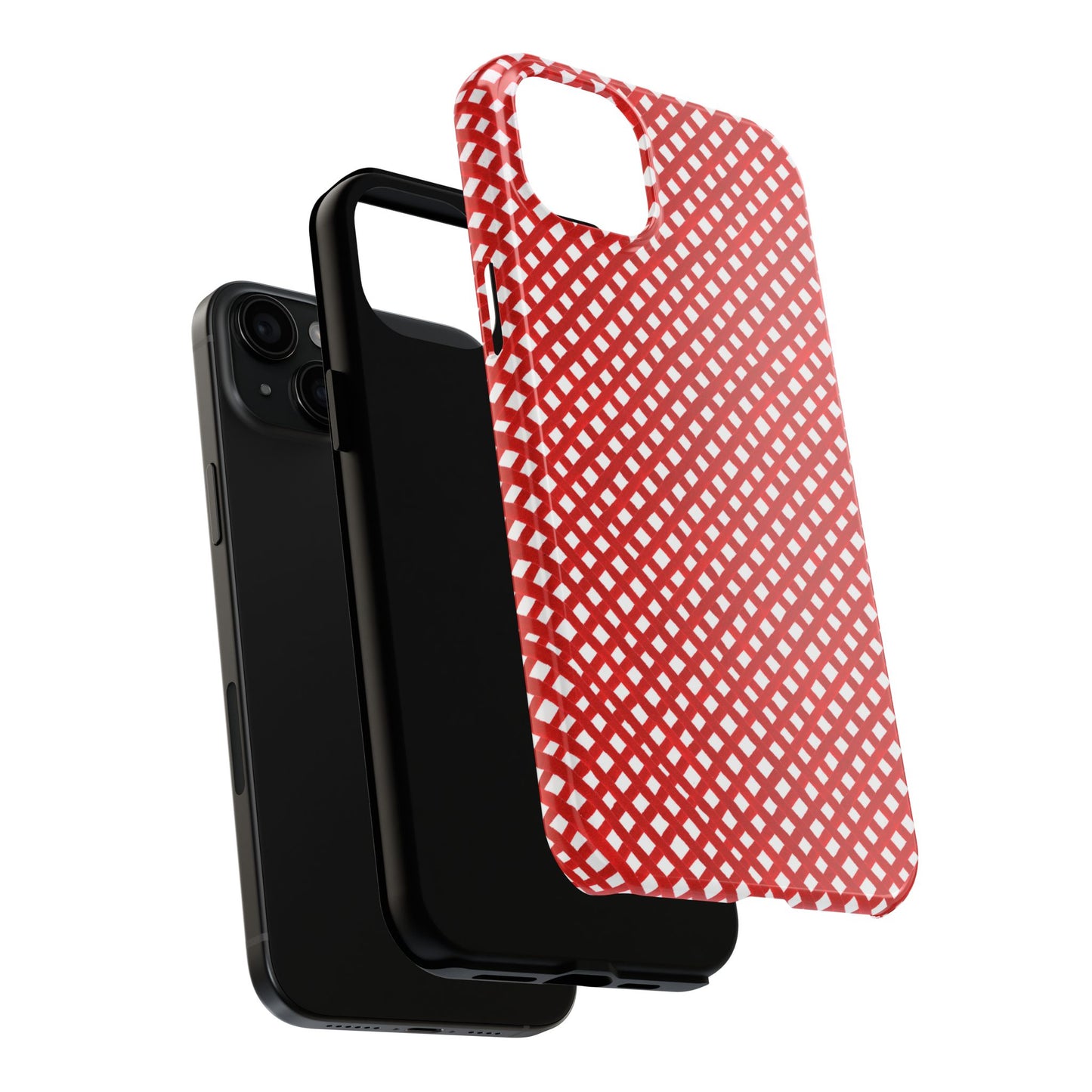 Trellis Check Red Phone Case