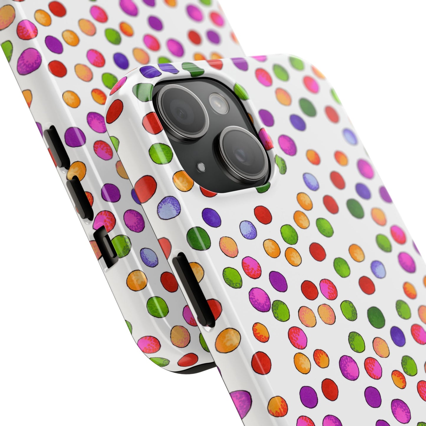 Big Fun Dots White Phone Case