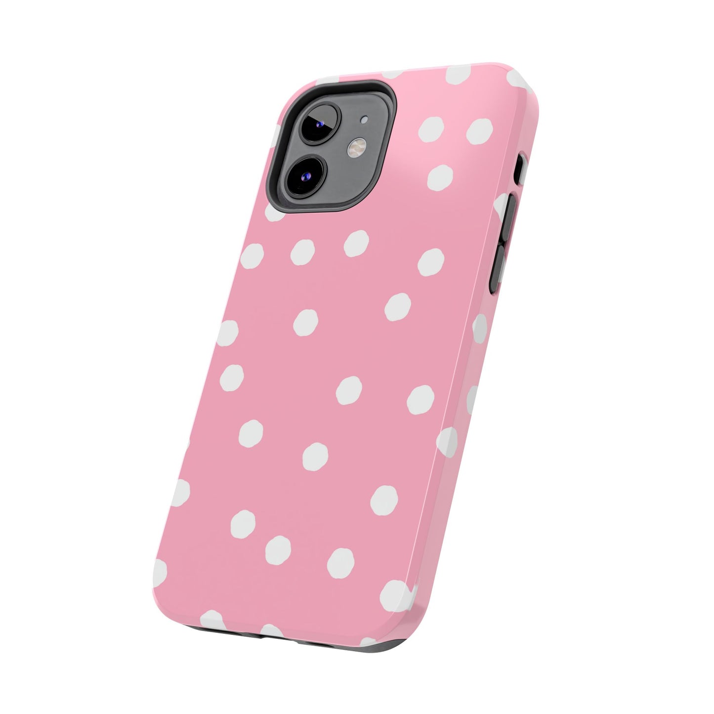 Jumbo Dots Pink / White Phone Case