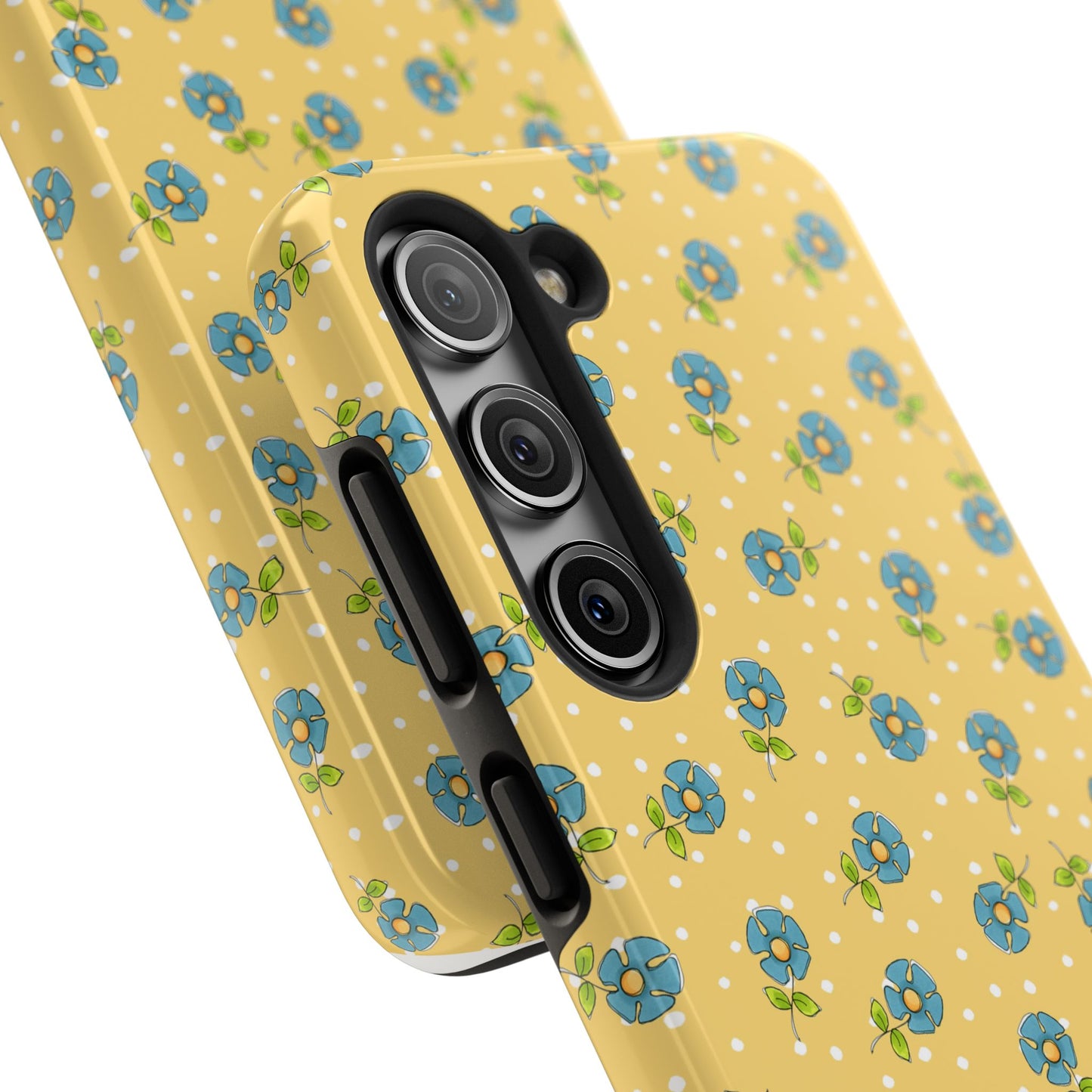 Daisy Dots Yellow Phone Case