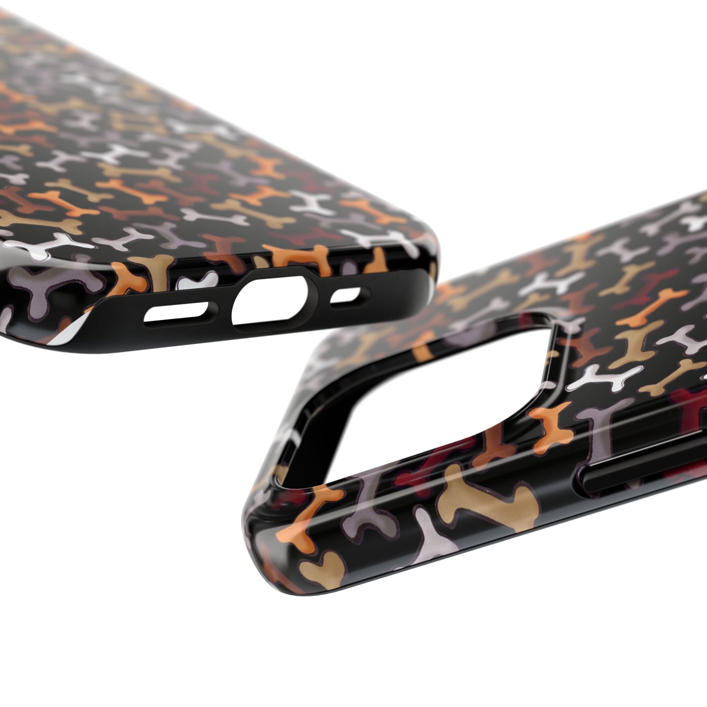 Dog Bones Black Phone Case