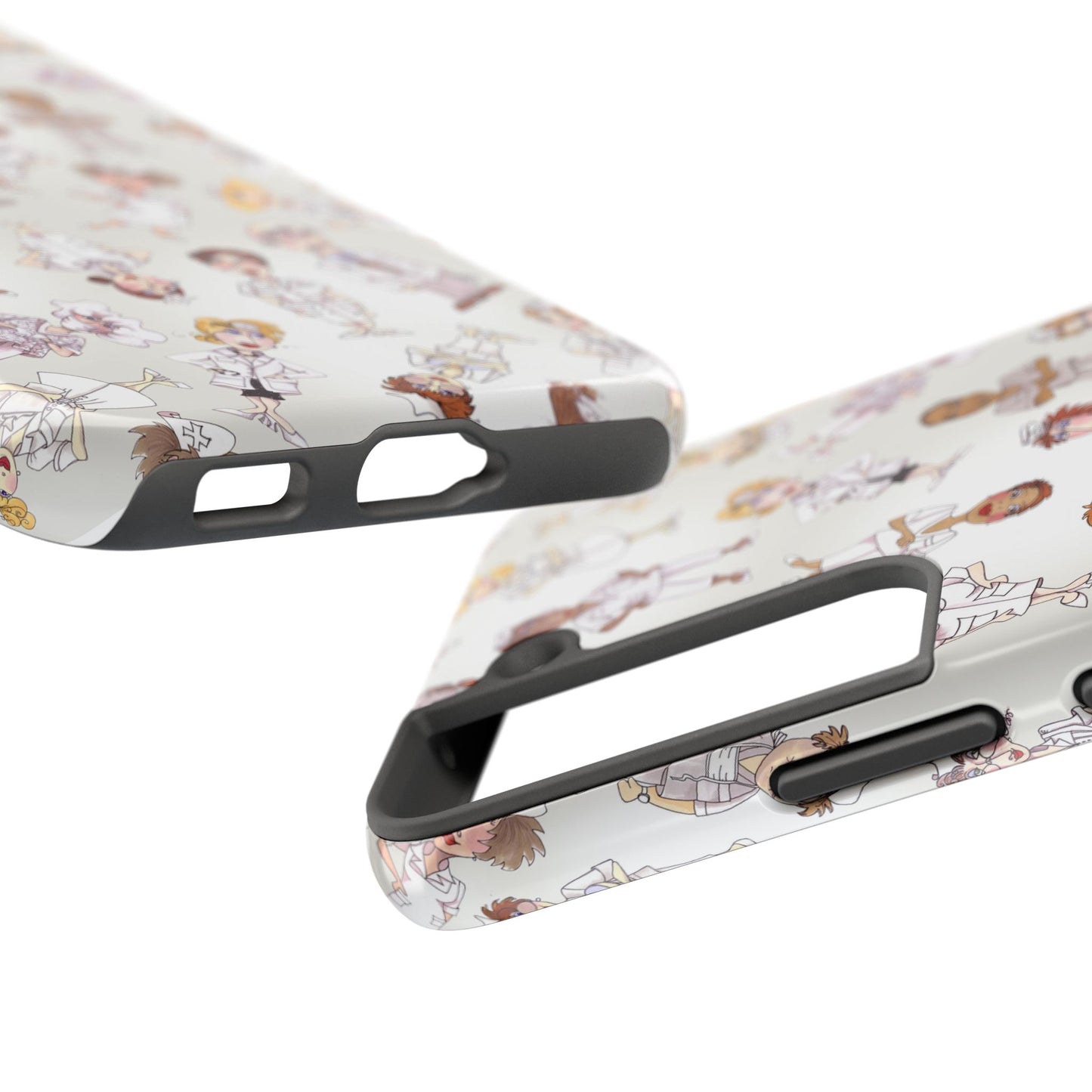 Tossed Nurses Gray Phone Case