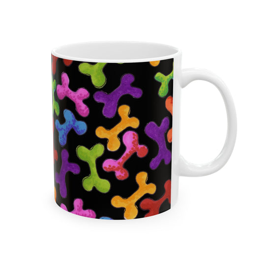Fancy Bones Black / Multi Cup