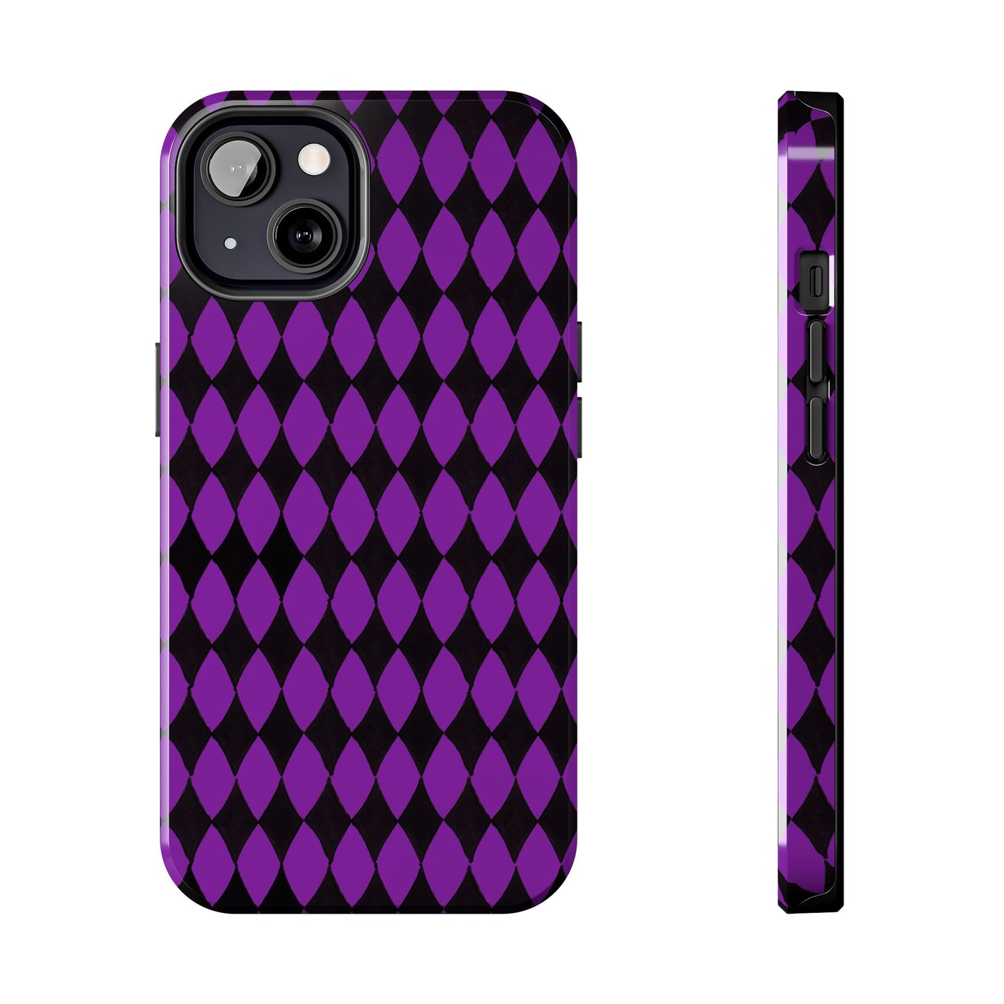 Diamond Purple / Black Phone Case