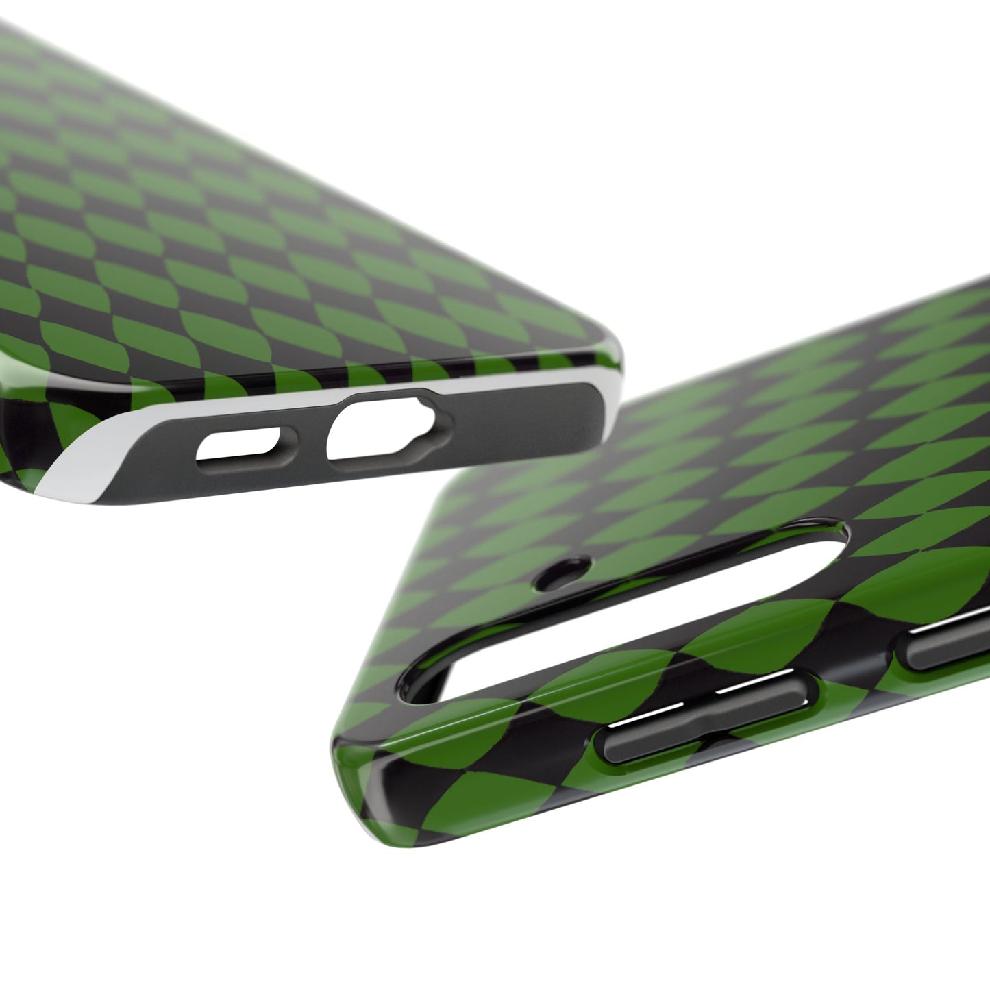 Diamond Green / Black Phone Case