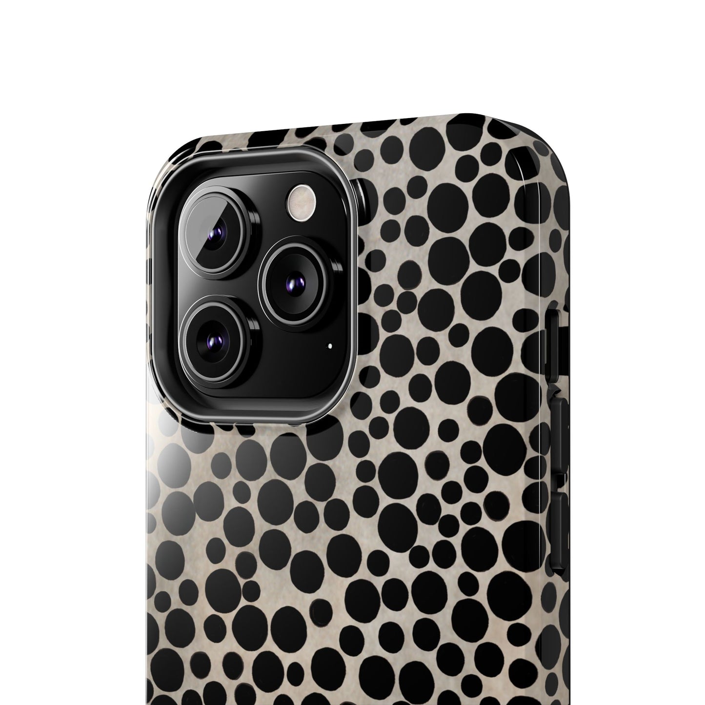 Felt Dots Silver Phone Case